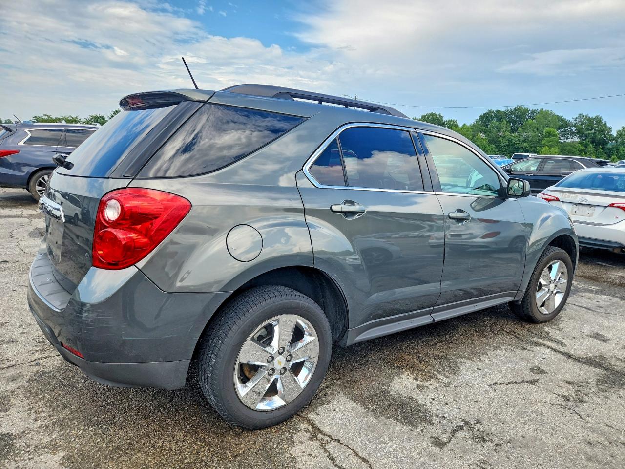 2013 Chevrolet Equinox Lt Gray vin: 2GNALDEK5D6239013