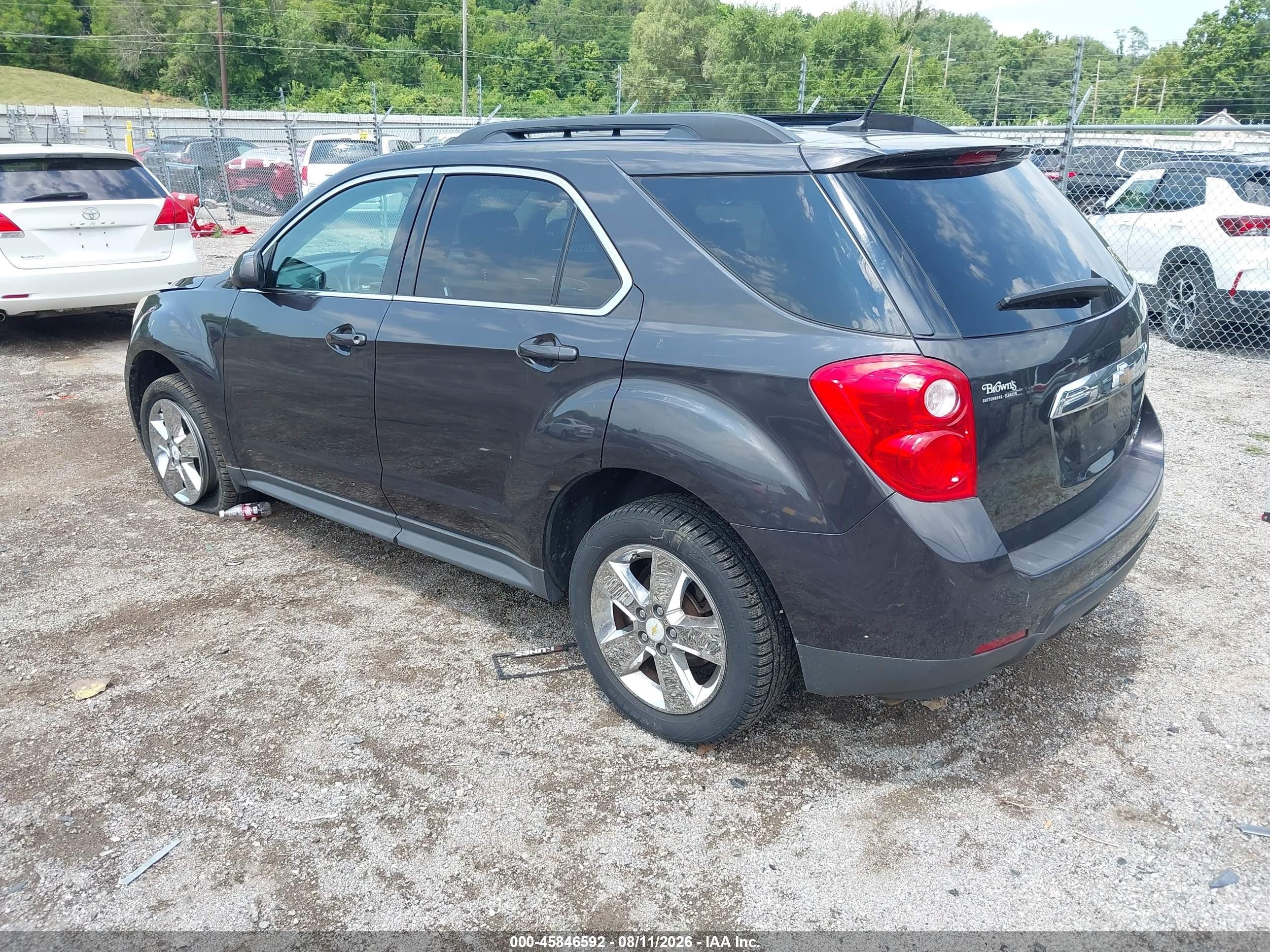 2013 Chevrolet Equinox 1lt Gray vin: 2GNALDEK5D6244809