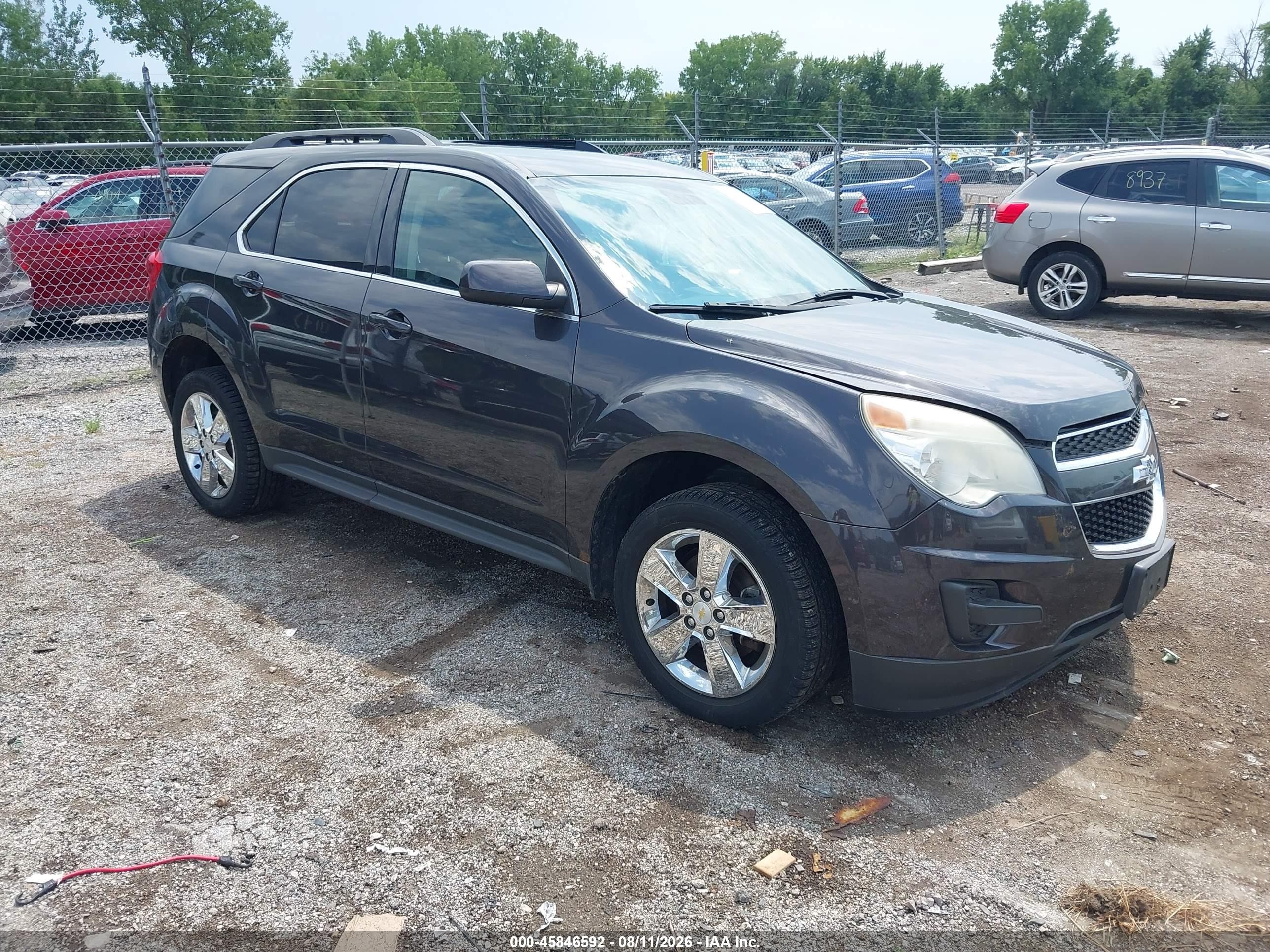 2013 Chevrolet Equinox 1lt Gray vin: 2GNALDEK5D6244809