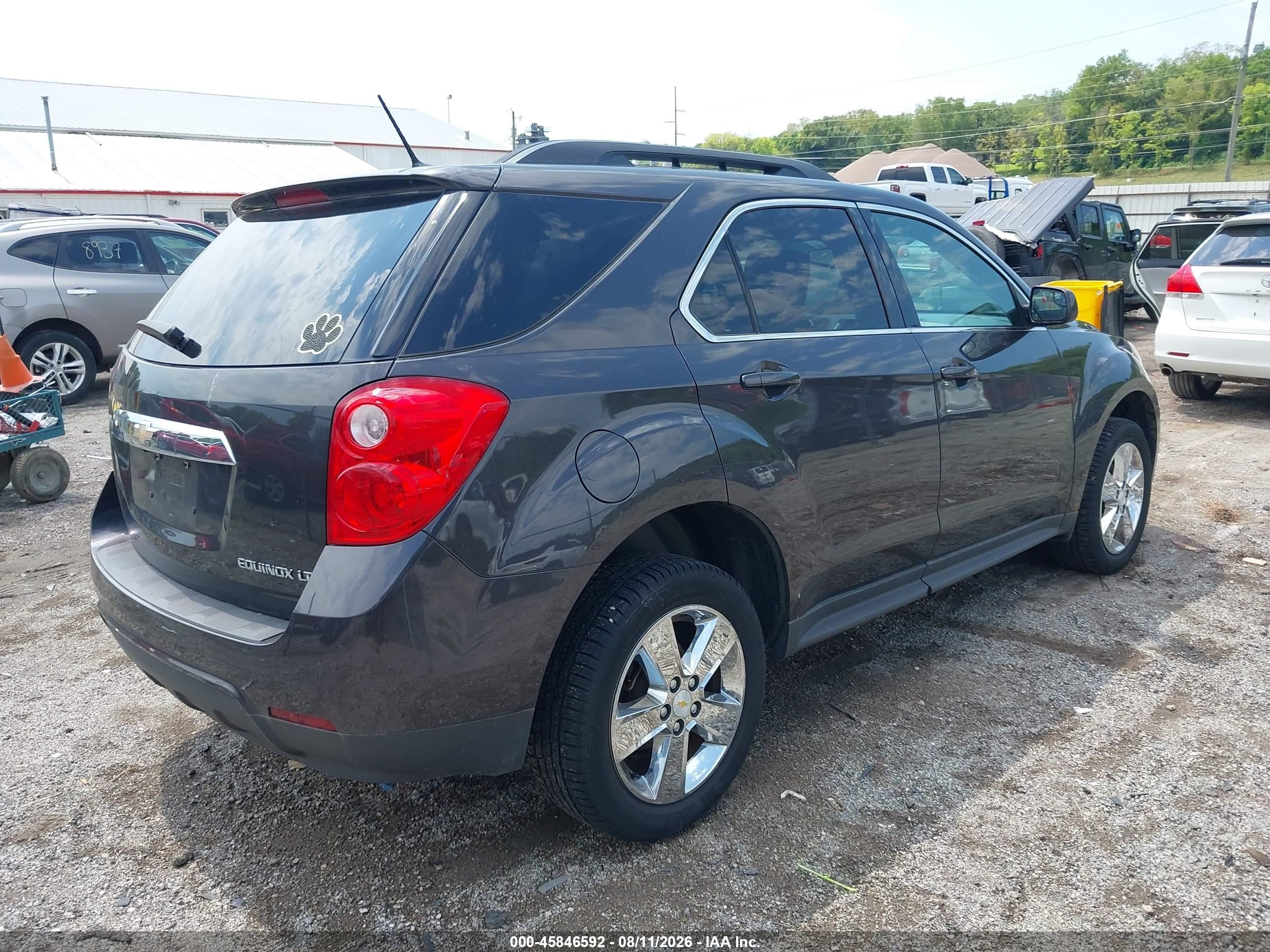 2013 Chevrolet Equinox 1lt Gray vin: 2GNALDEK5D6244809
