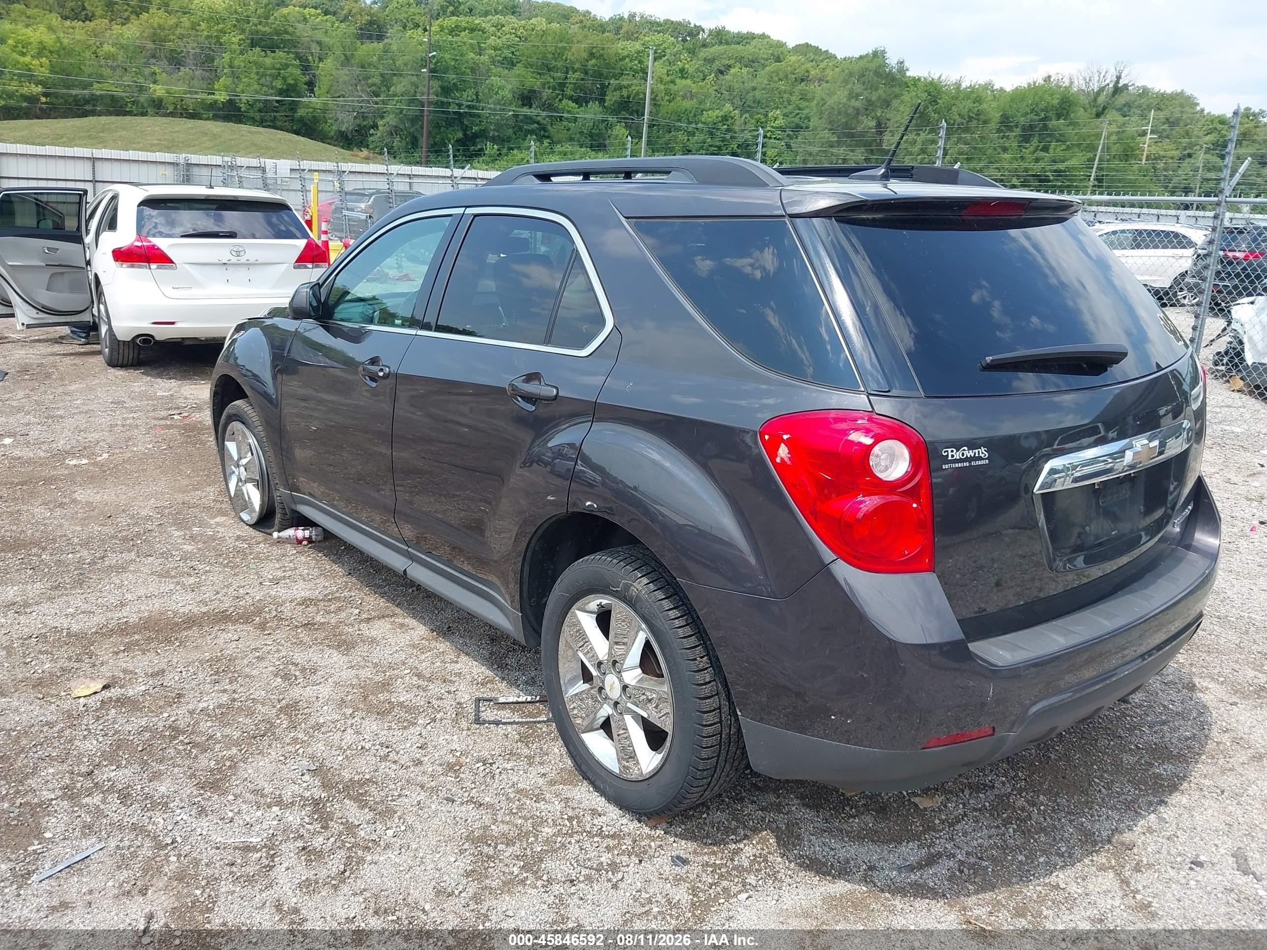 2013 Chevrolet Equinox 1lt Gray vin: 2GNALDEK5D6244809