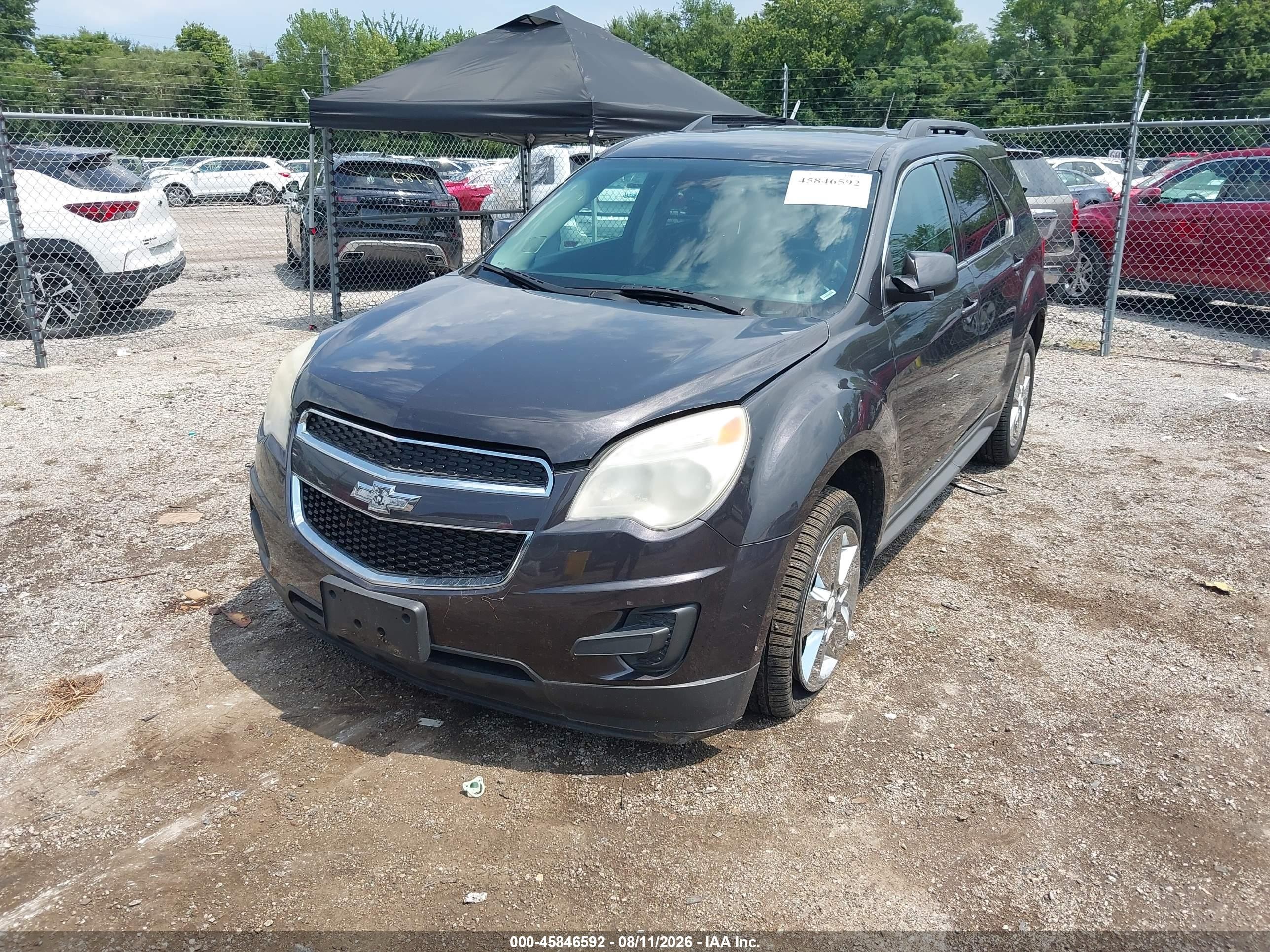 2013 Chevrolet Equinox 1lt Gray vin: 2GNALDEK5D6244809