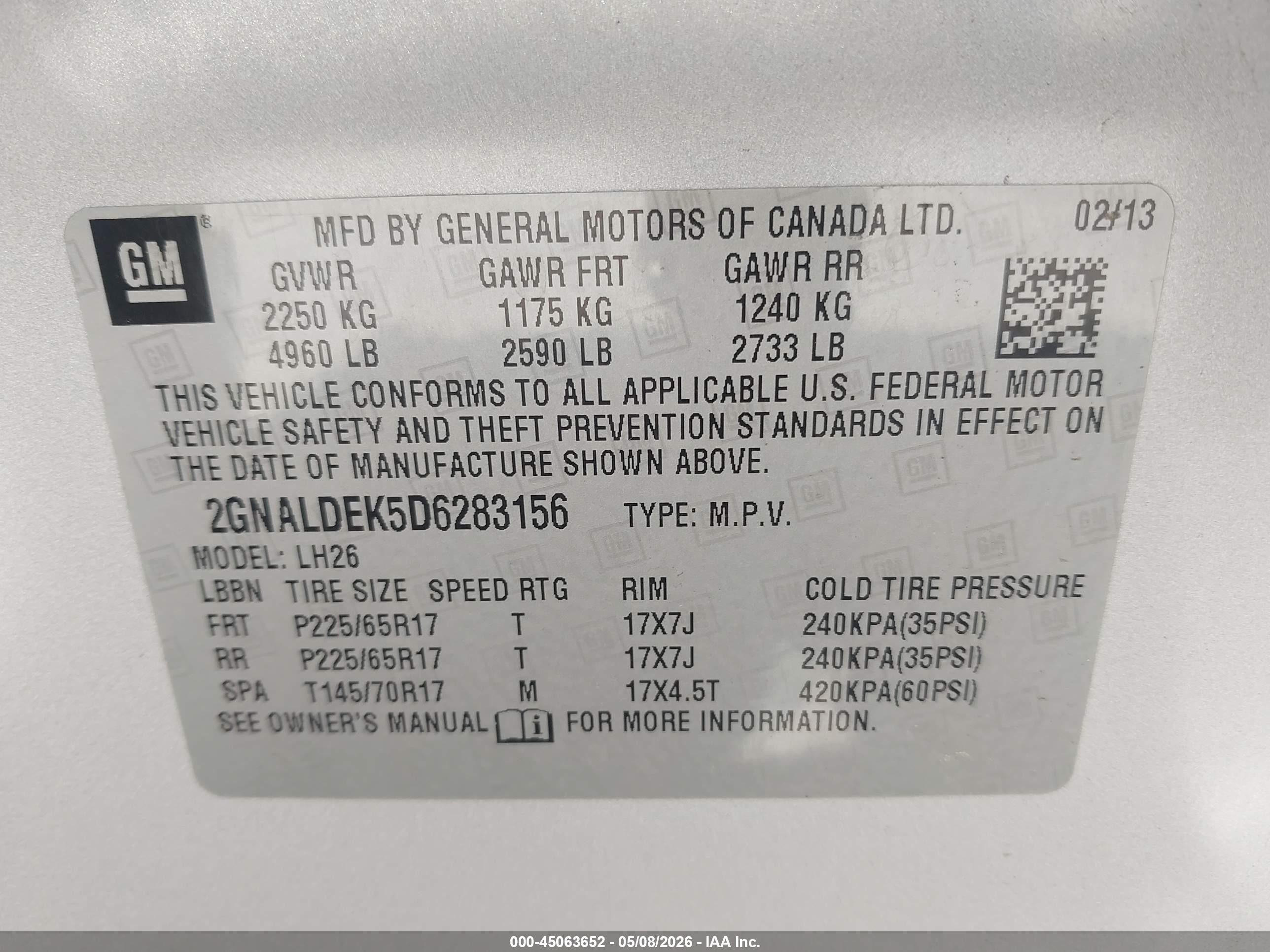2013 Chevrolet Equinox 1lt Серебряный vin: 2GNALDEK5D6283156