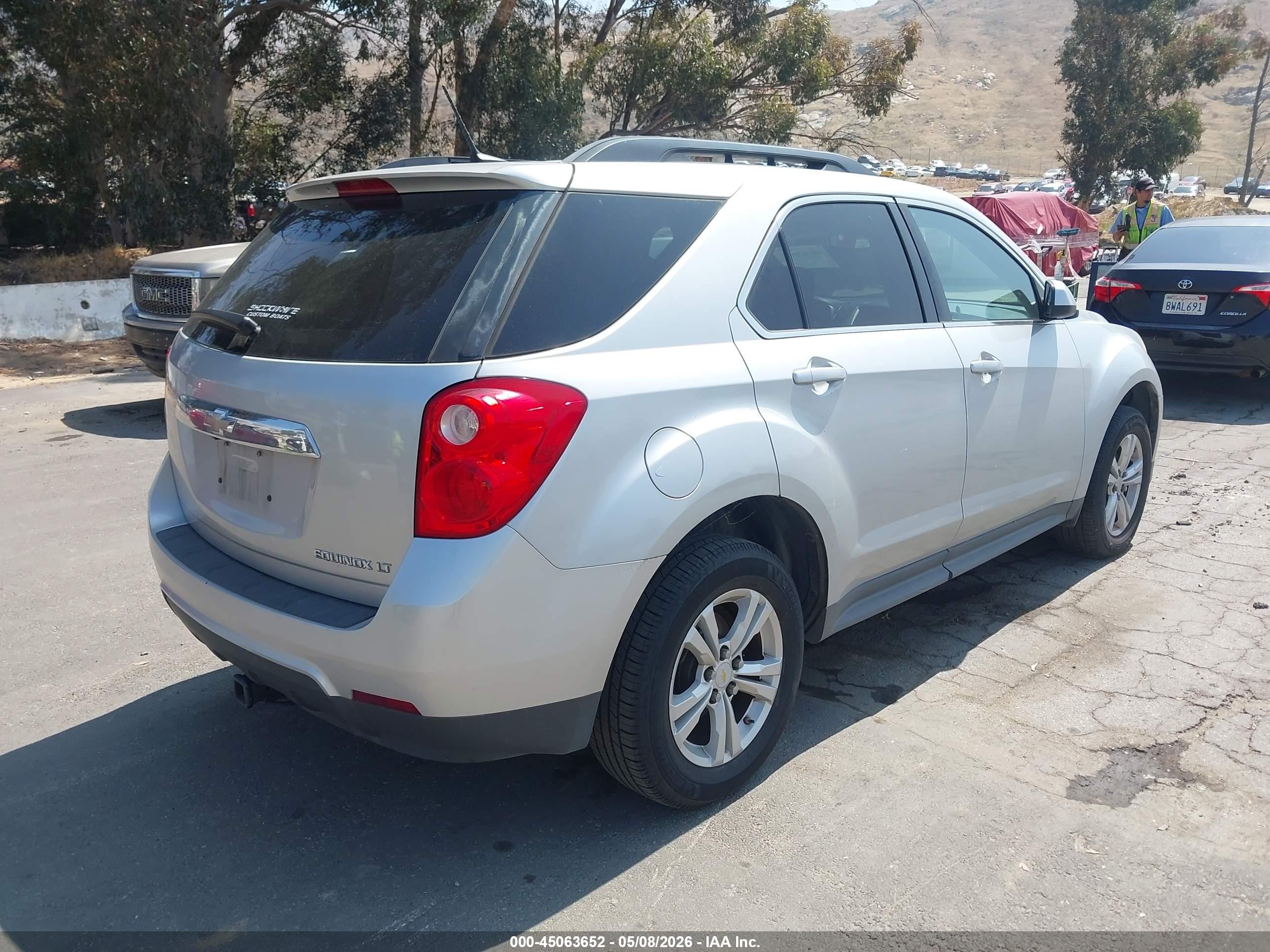 2013 Chevrolet Equinox 1lt Серебряный vin: 2GNALDEK5D6283156