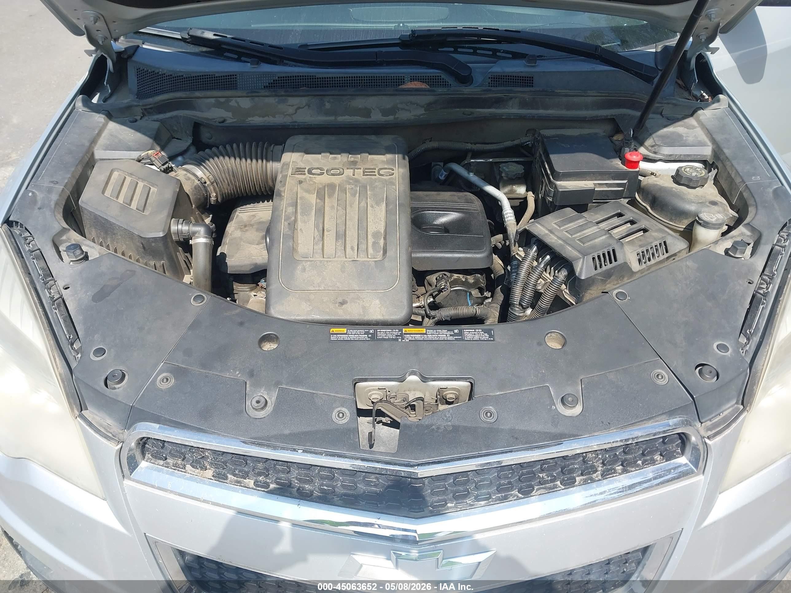 2013 Chevrolet Equinox 1lt Серебряный vin: 2GNALDEK5D6283156