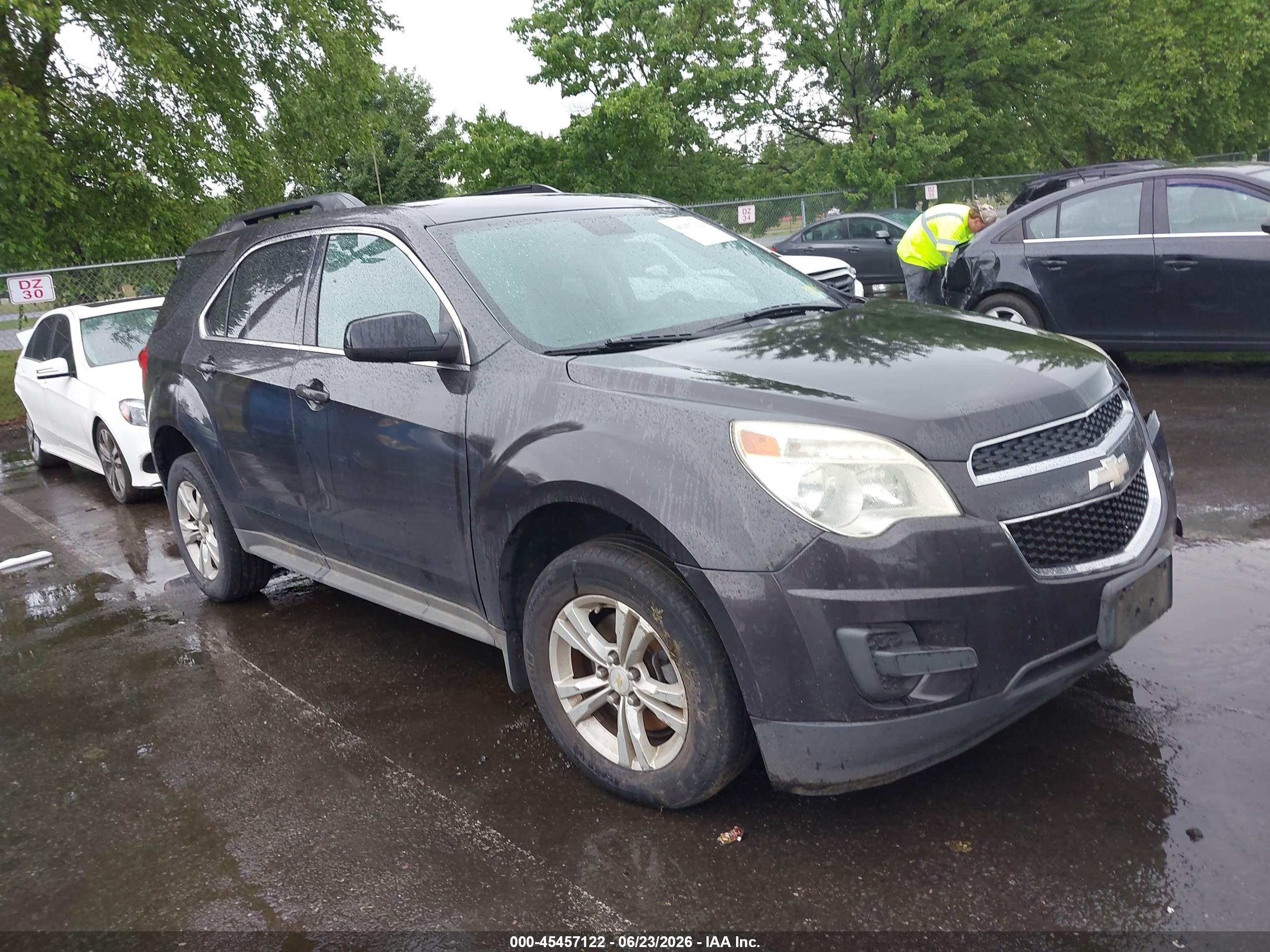 2013 Chevrolet Equinox Lt Black vin: 2GNALDEK5D6306872