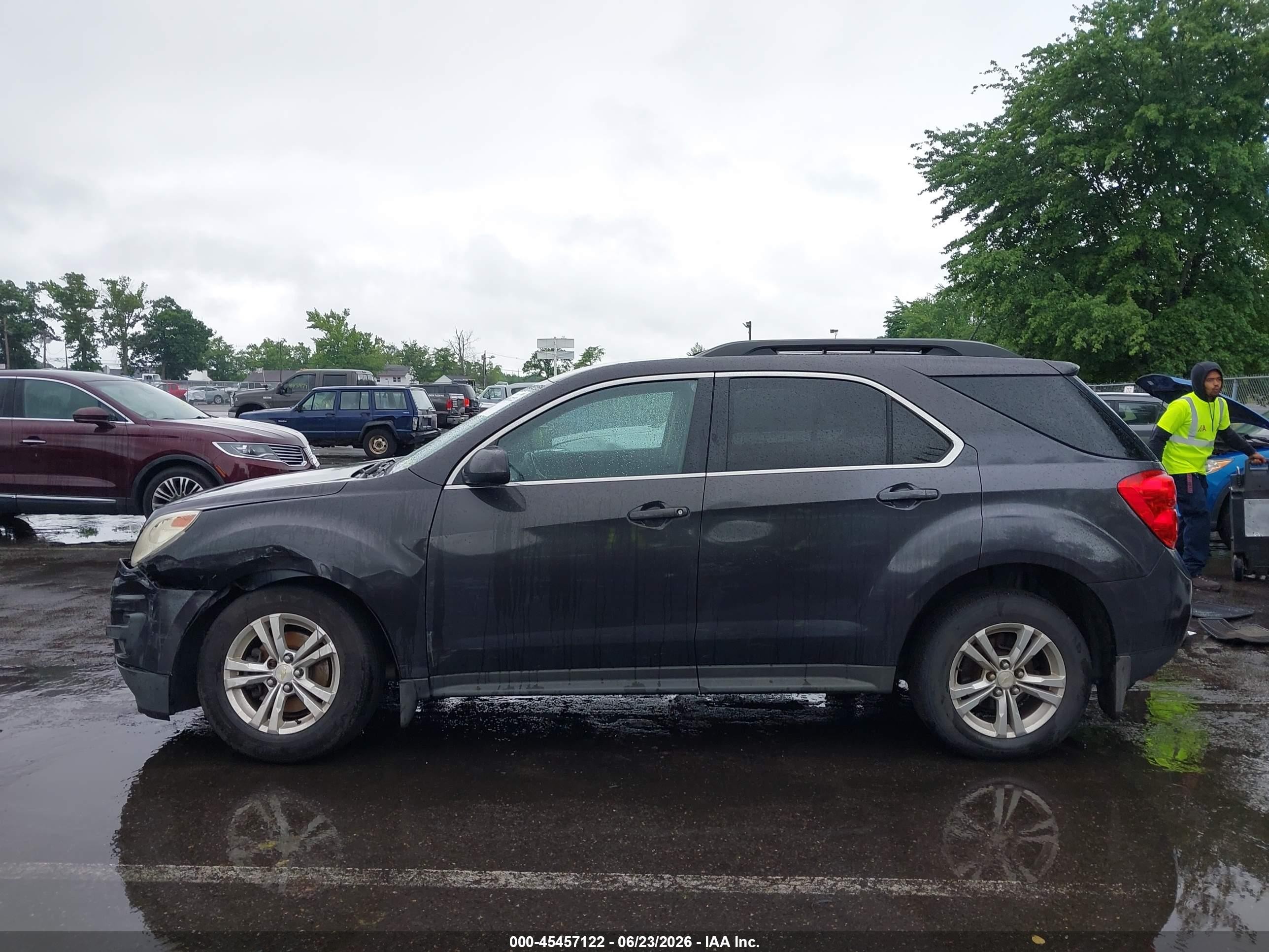 2013 Chevrolet Equinox Lt Black vin: 2GNALDEK5D6306872