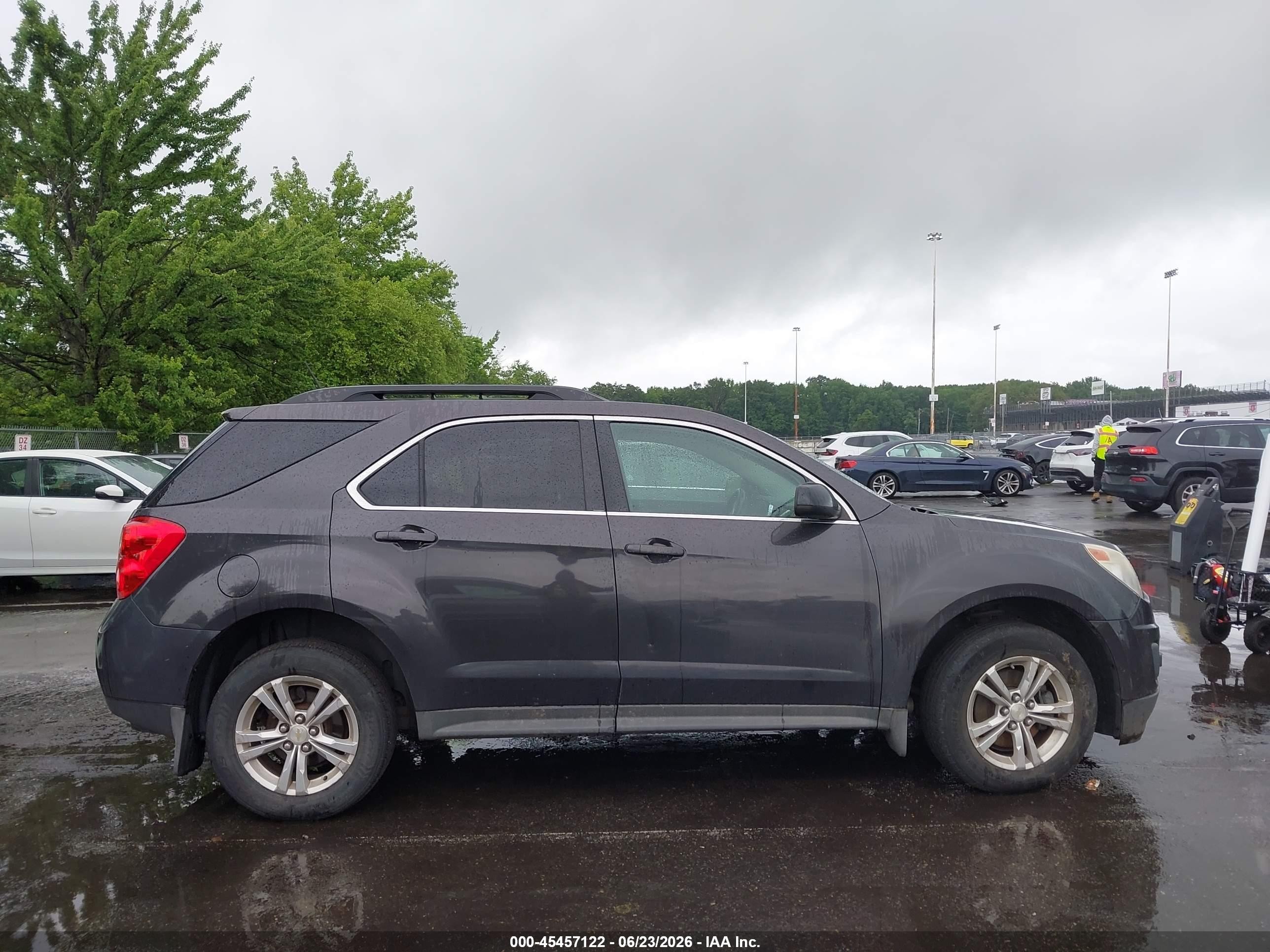 2013 Chevrolet Equinox Lt Black vin: 2GNALDEK5D6306872