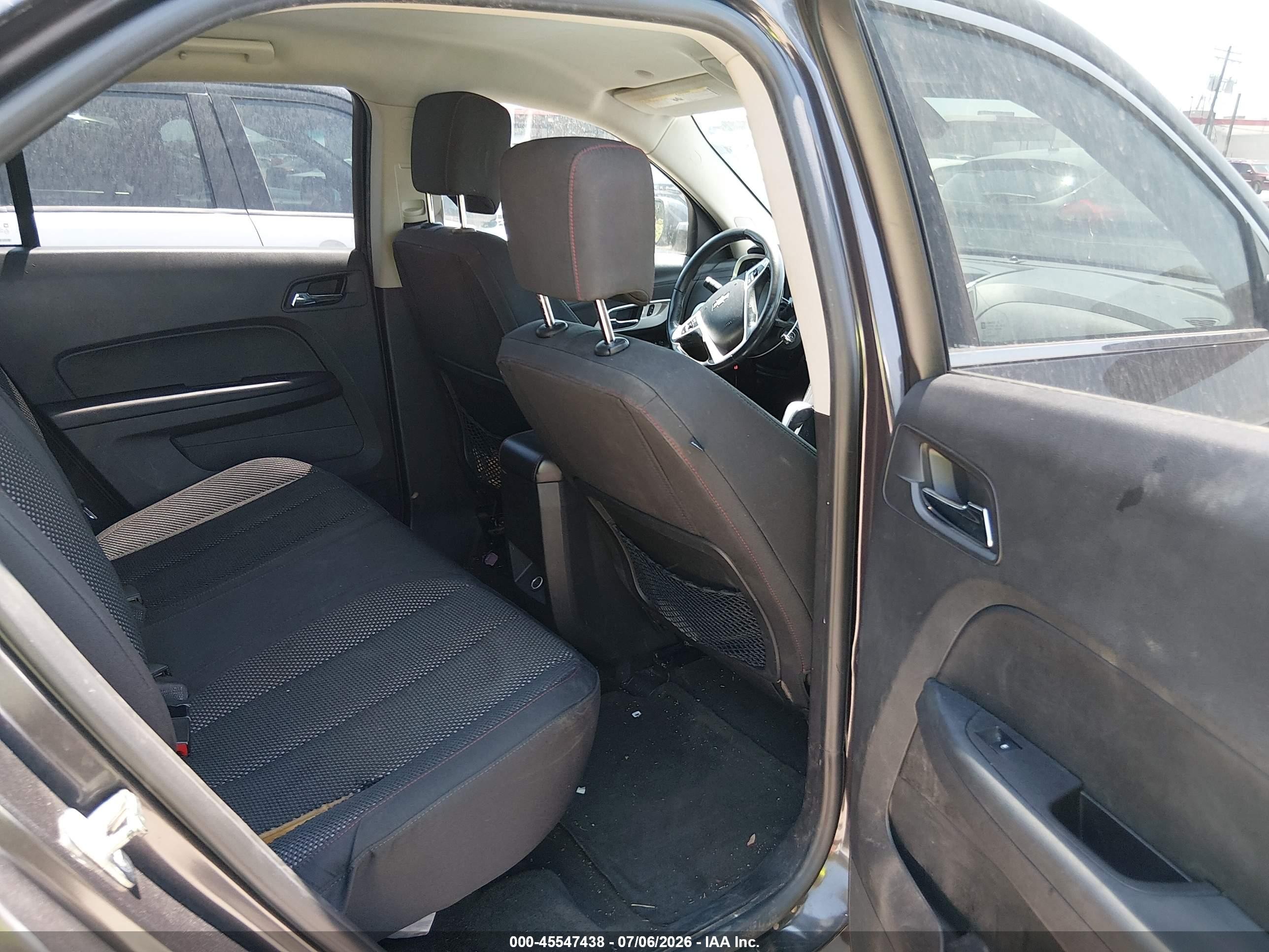 2013 Chevrolet Equinox 1lt Black vin: 2GNALDEK5D6400329