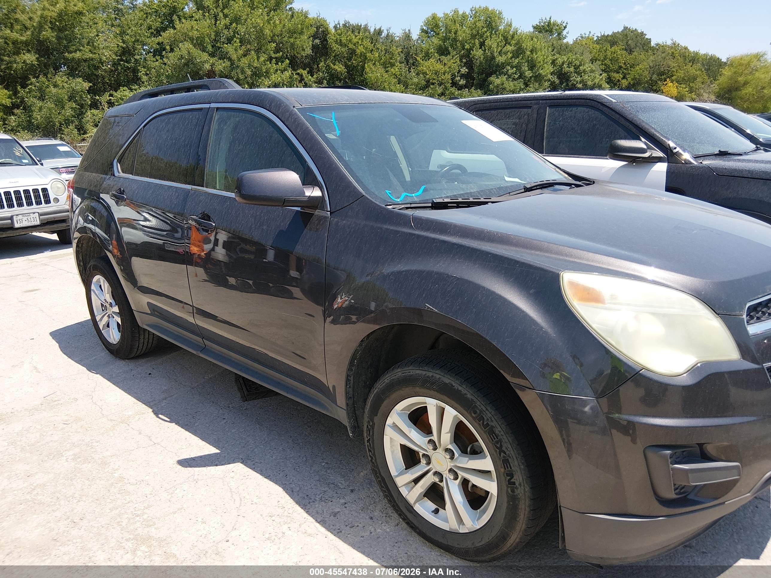 2013 Chevrolet Equinox 1lt Black vin: 2GNALDEK5D6400329