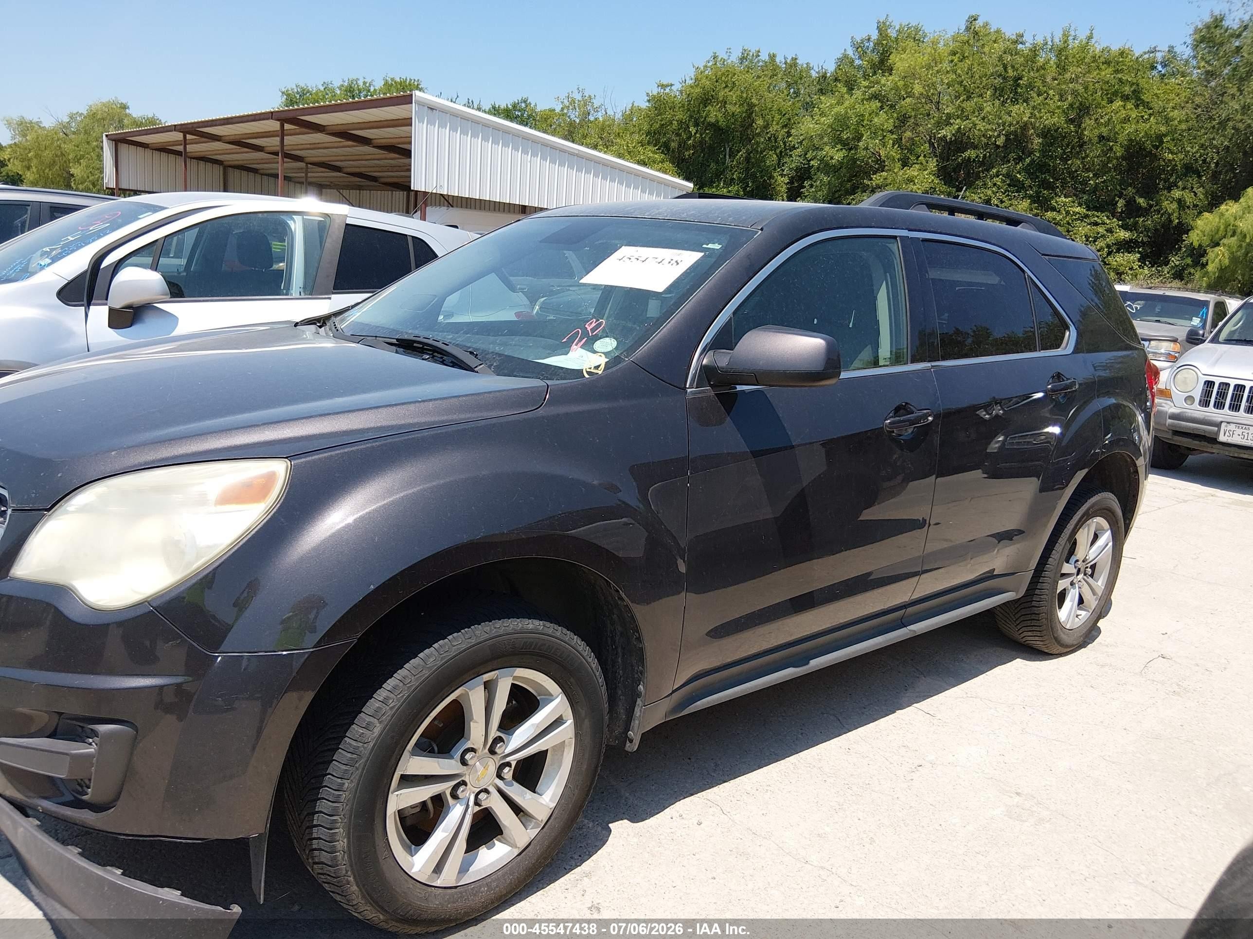 2013 Chevrolet Equinox 1lt Black vin: 2GNALDEK5D6400329