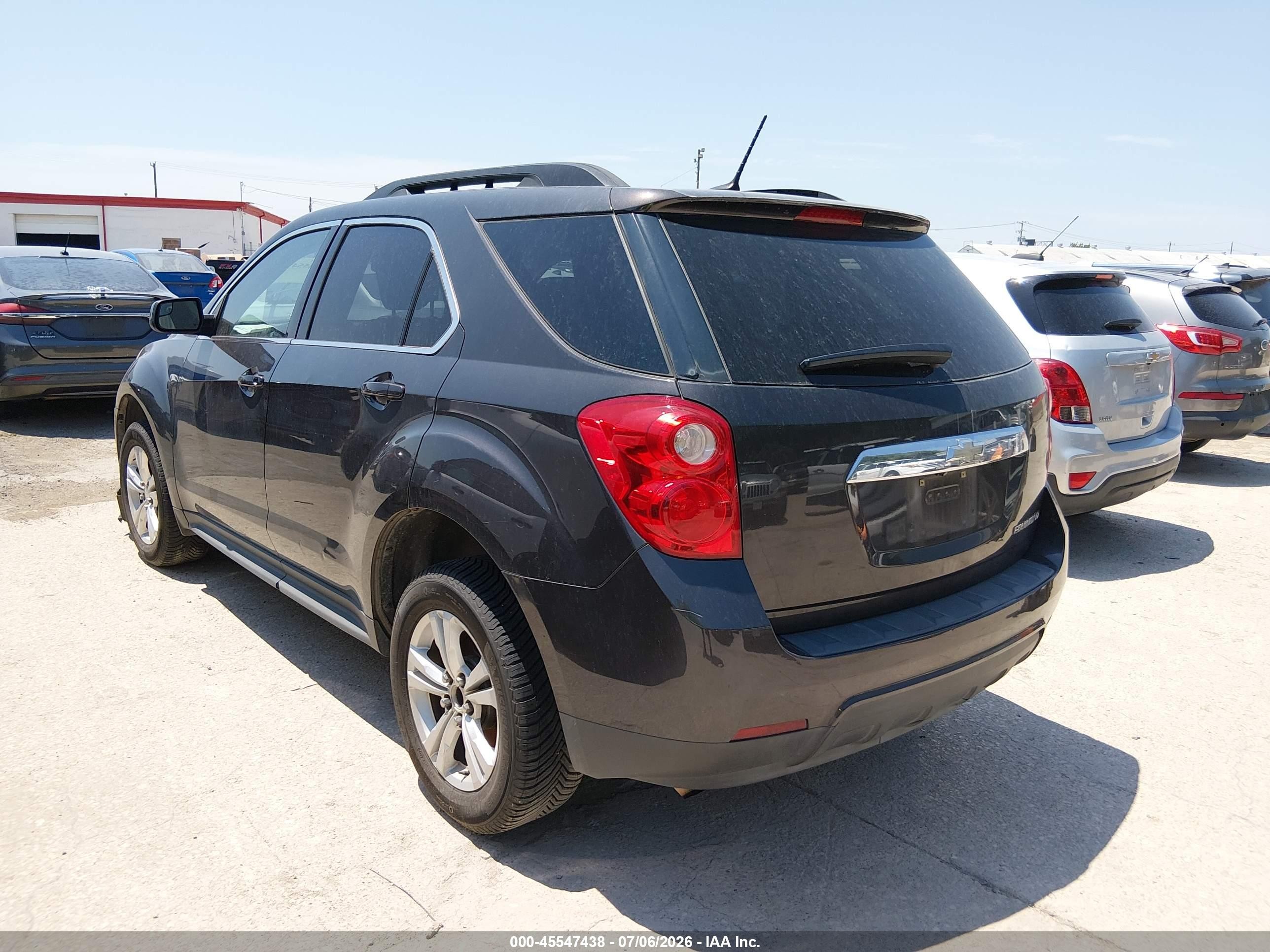 2013 Chevrolet Equinox 1lt Black vin: 2GNALDEK5D6400329