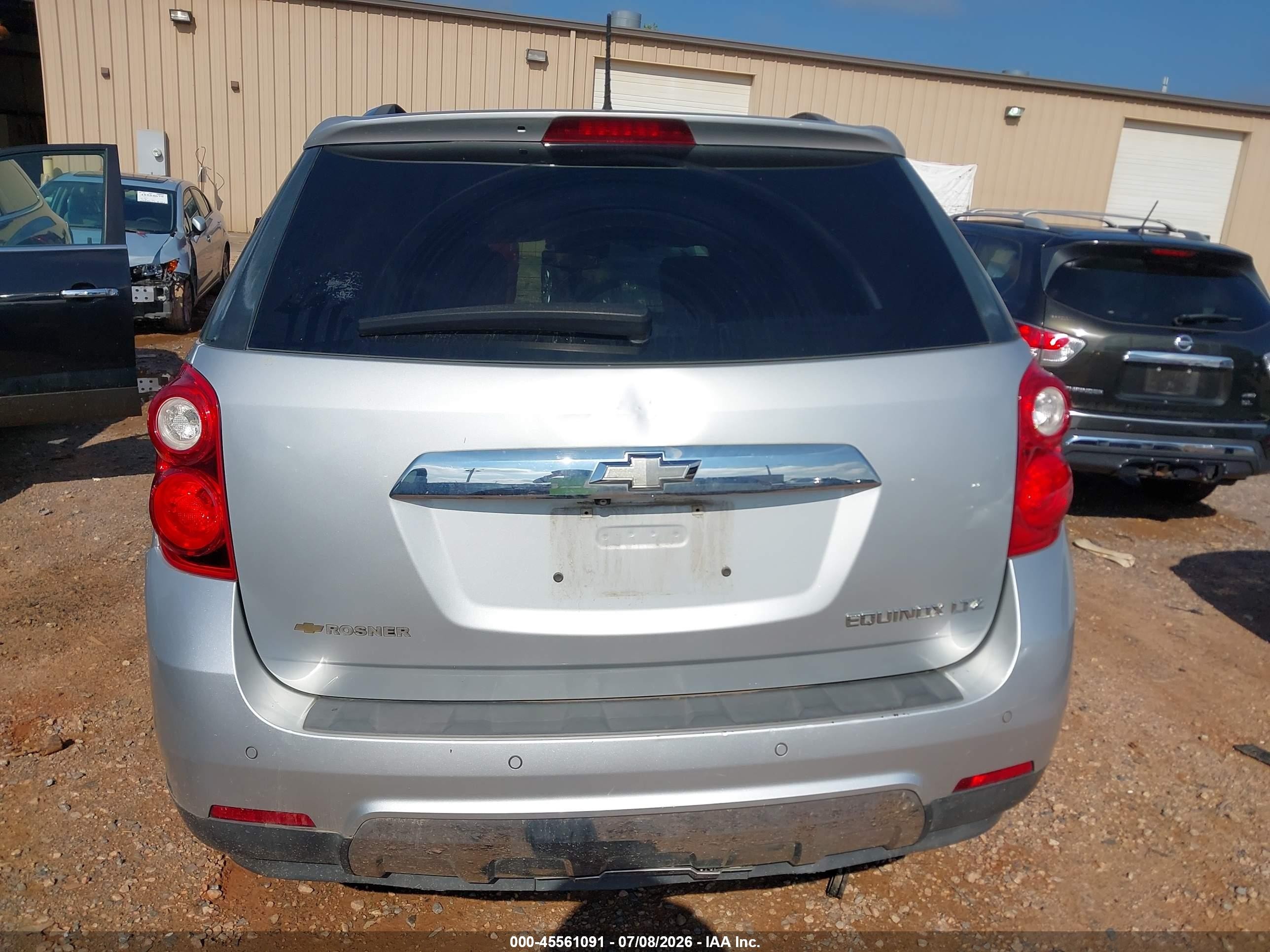 2014 Chevrolet Equinox Ltz Silver vin: 2GNALDEK5E6285815