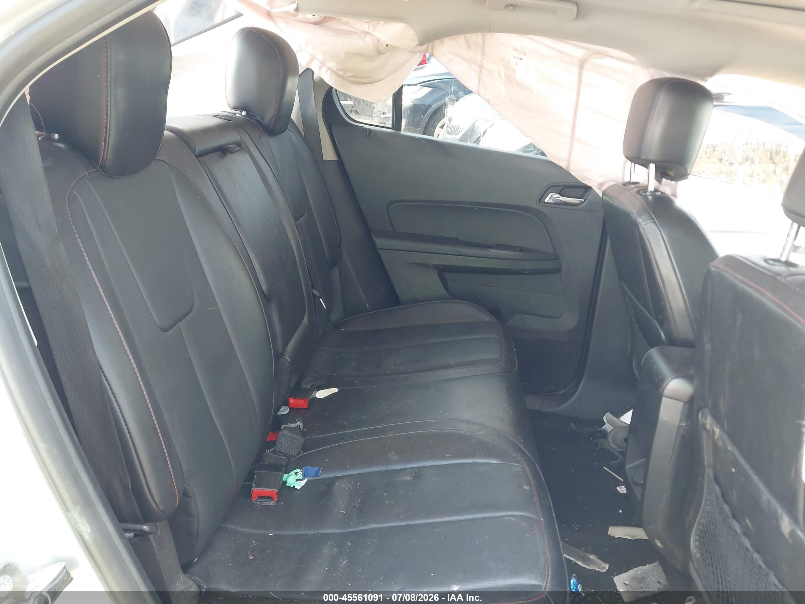 2014 Chevrolet Equinox Ltz Silver vin: 2GNALDEK5E6285815