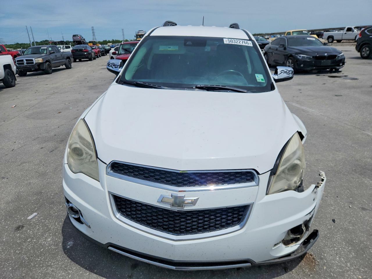 2015 Chevrolet Equinox Ltz White vin: 2GNALDEK5F6251696