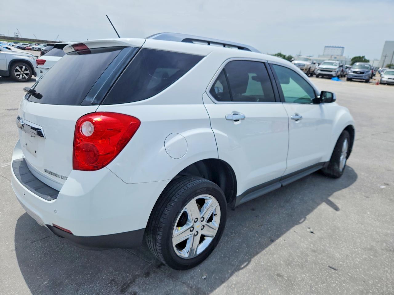 2015 Chevrolet Equinox Ltz White vin: 2GNALDEK5F6251696