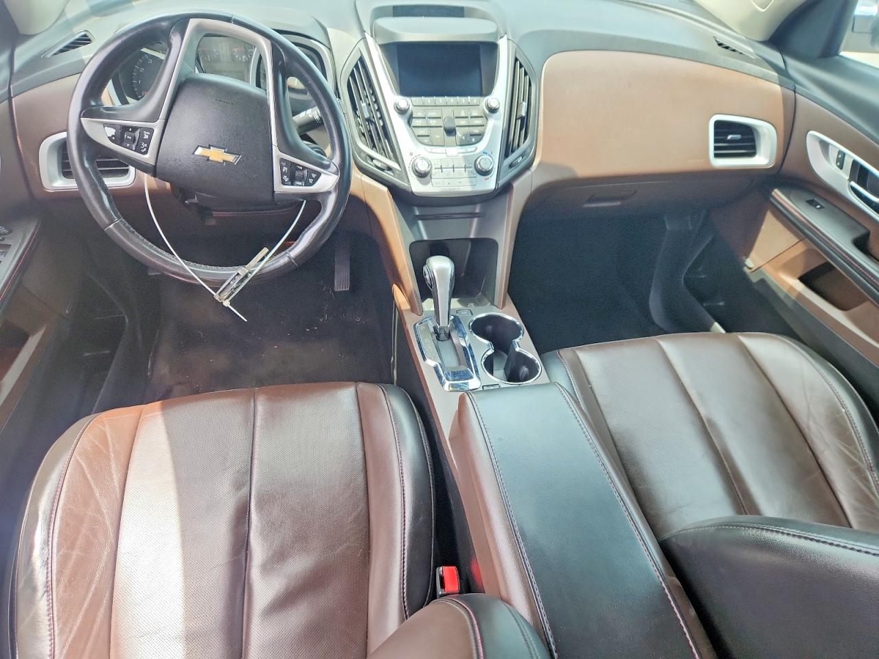 2015 Chevrolet Equinox Ltz White vin: 2GNALDEK5F6251696
