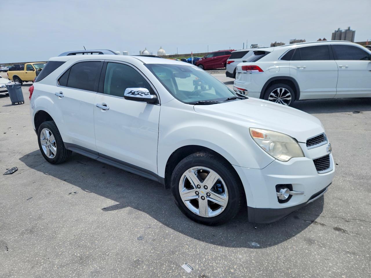 2015 Chevrolet Equinox Ltz White vin: 2GNALDEK5F6251696