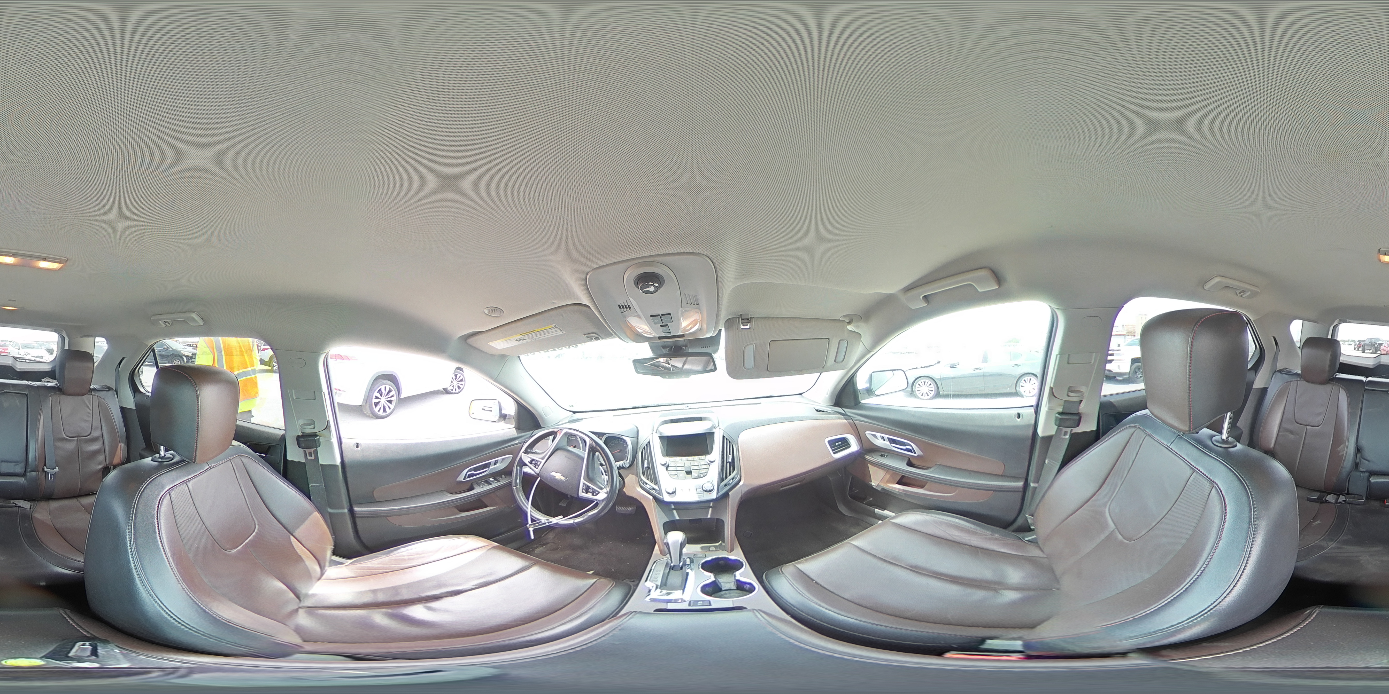 2015 Chevrolet Equinox Ltz White vin: 2GNALDEK5F6251696