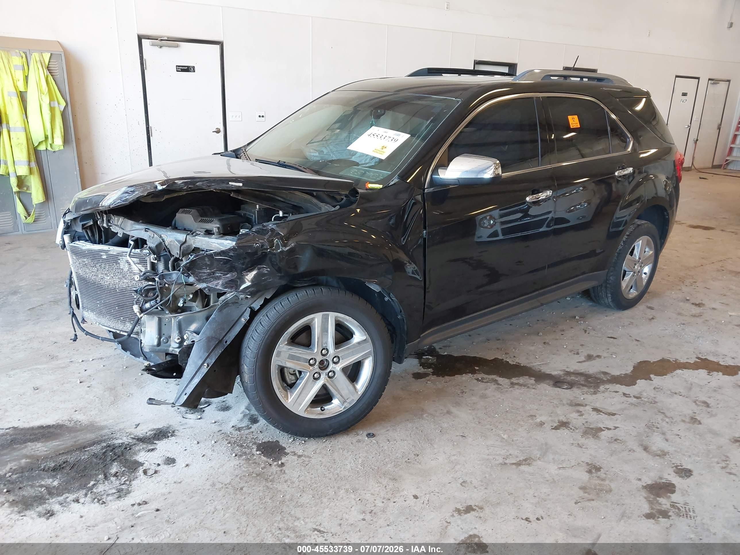 2015 Chevrolet Equinox Ltz Черный vin: 2GNALDEK5F6389013
