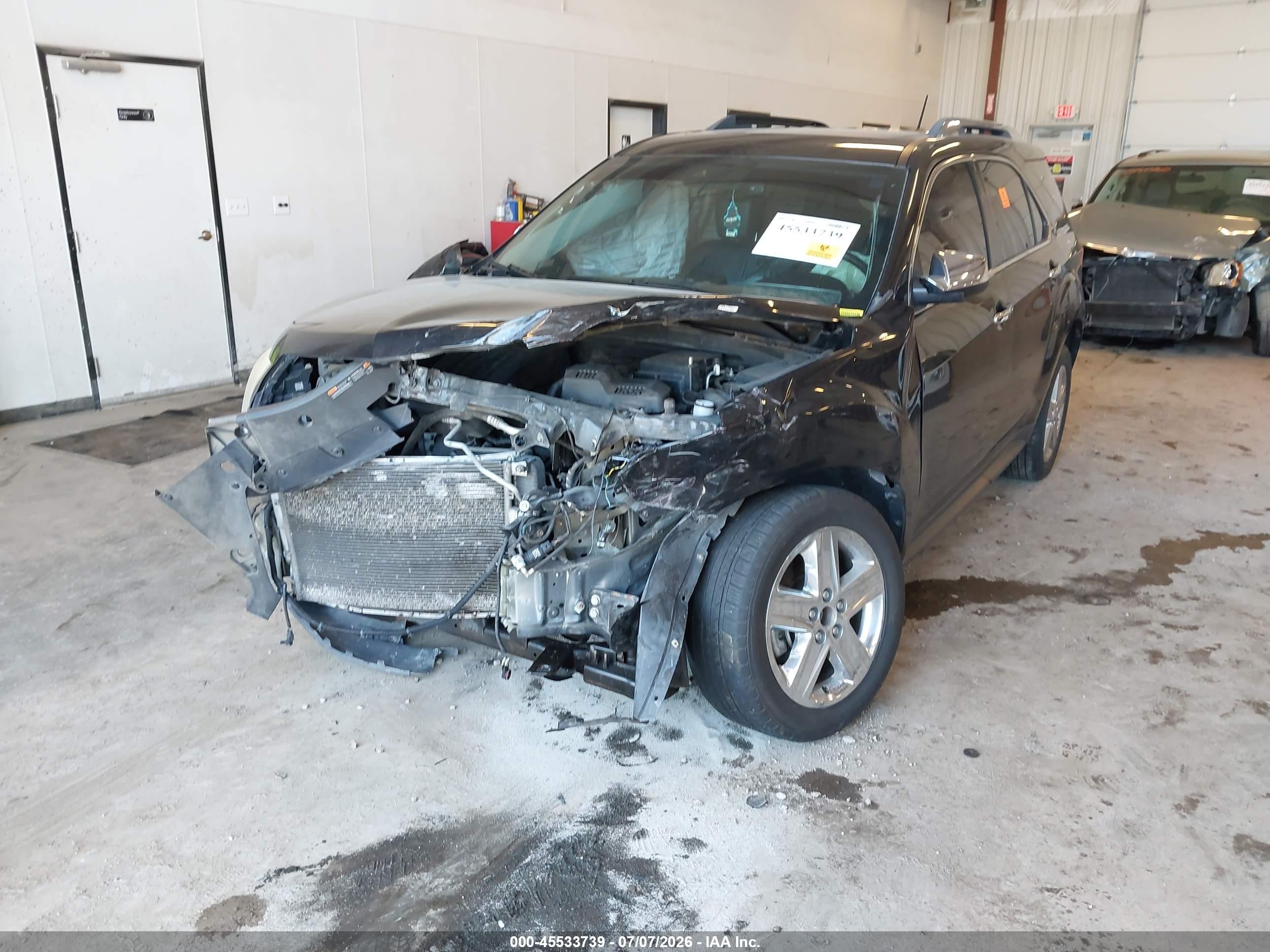 2015 Chevrolet Equinox Ltz Черный vin: 2GNALDEK5F6389013