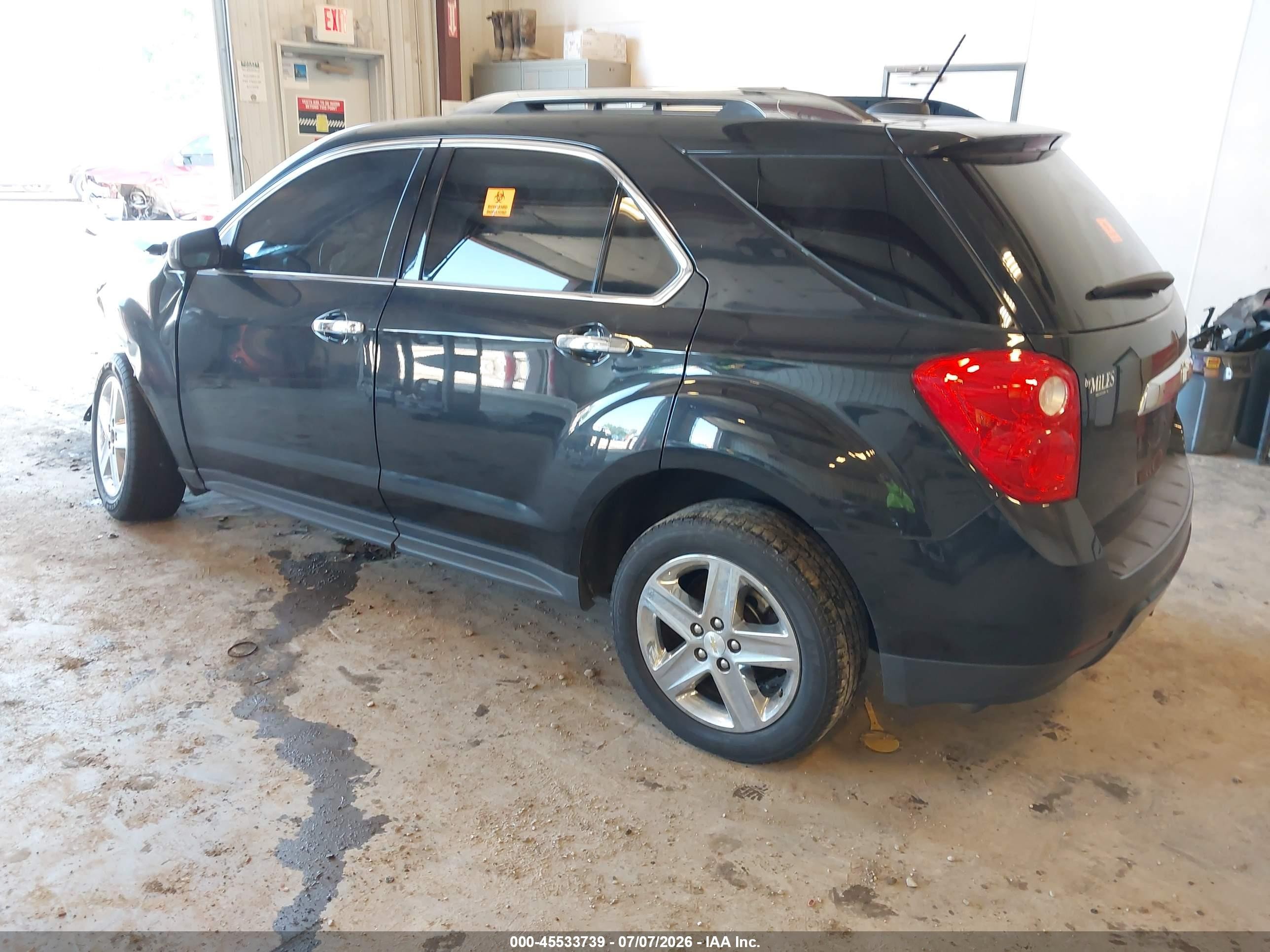 2015 Chevrolet Equinox Ltz Черный vin: 2GNALDEK5F6389013