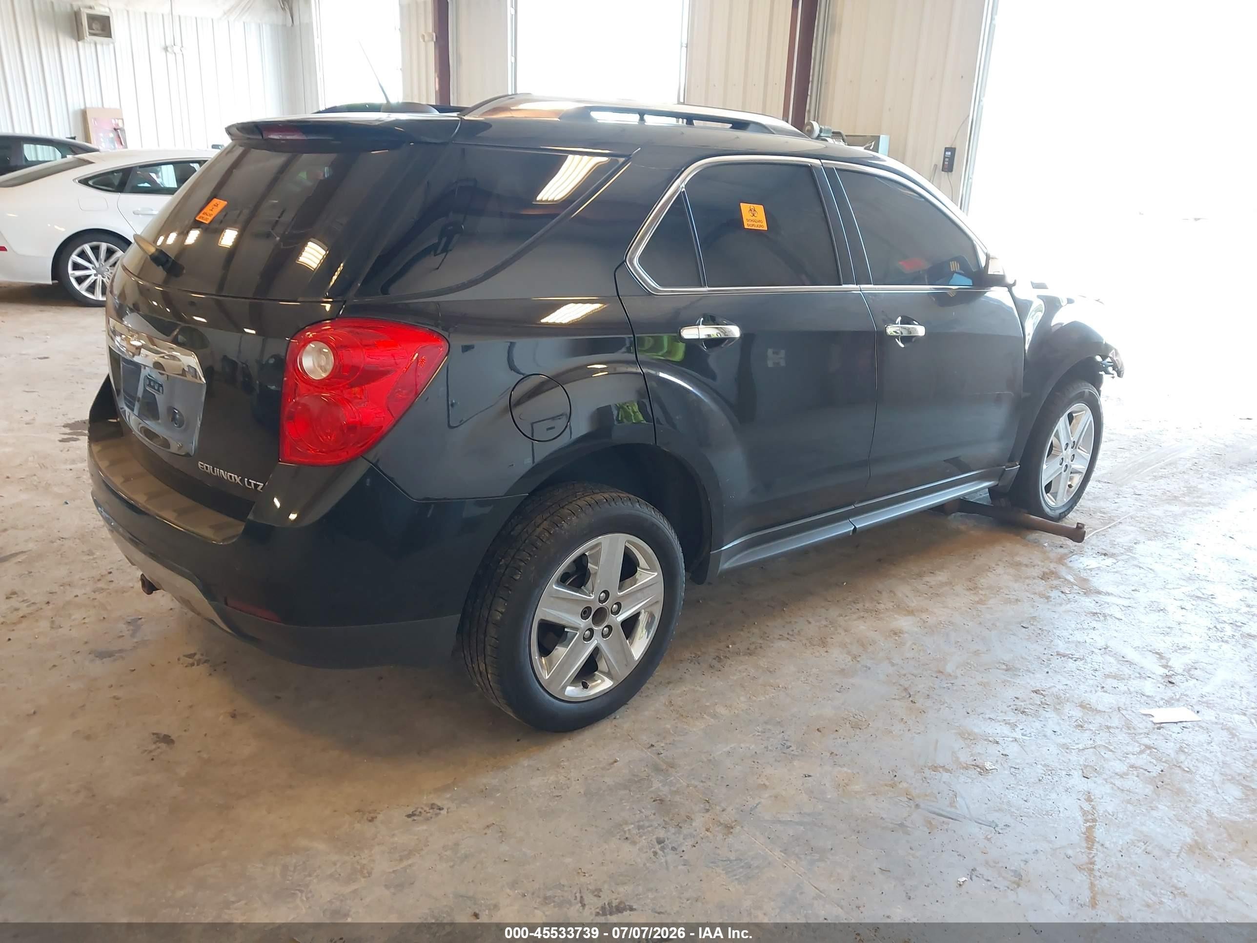 2015 Chevrolet Equinox Ltz Черный vin: 2GNALDEK5F6389013