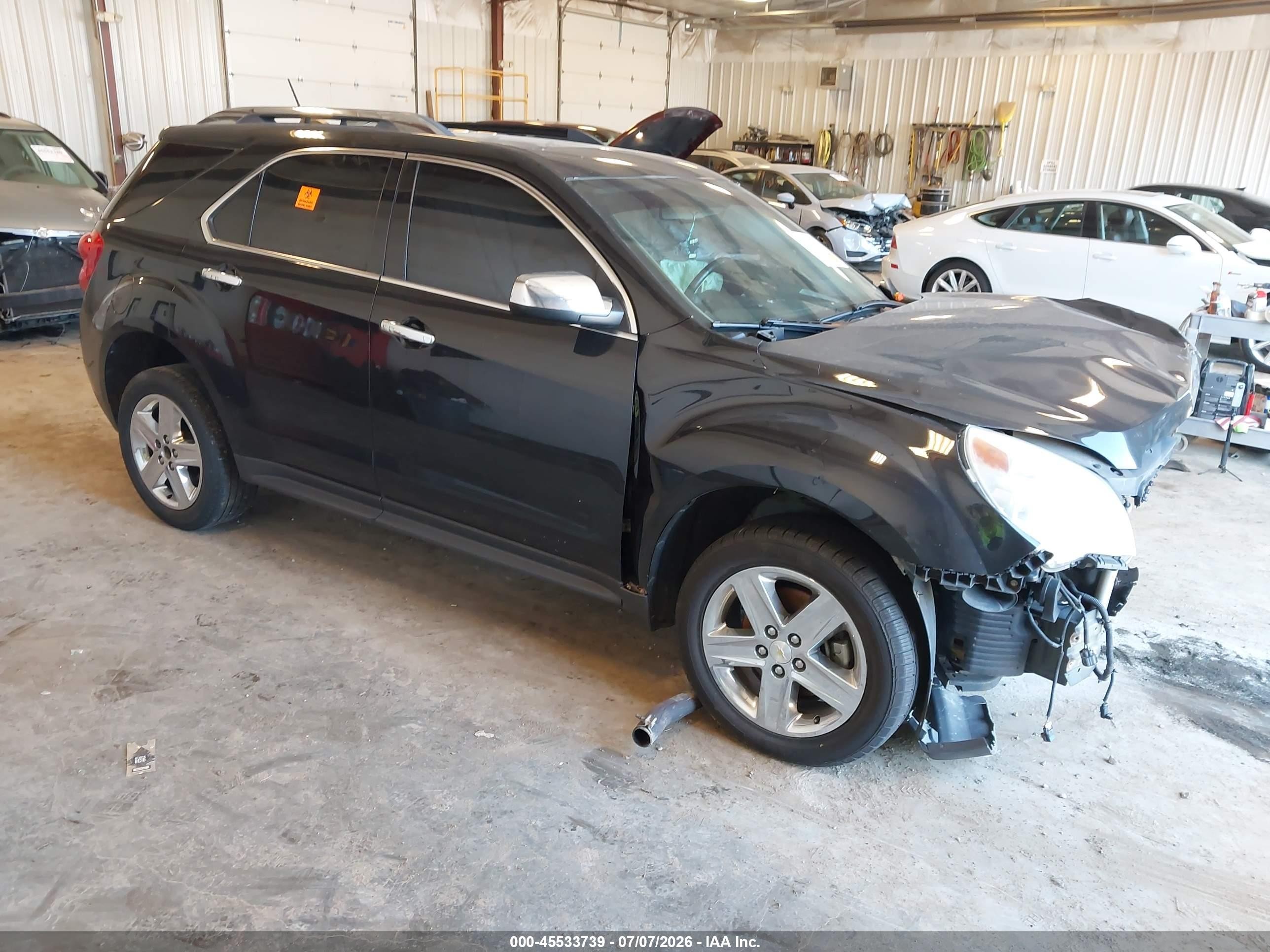 2015 Chevrolet Equinox Ltz Черный vin: 2GNALDEK5F6389013
