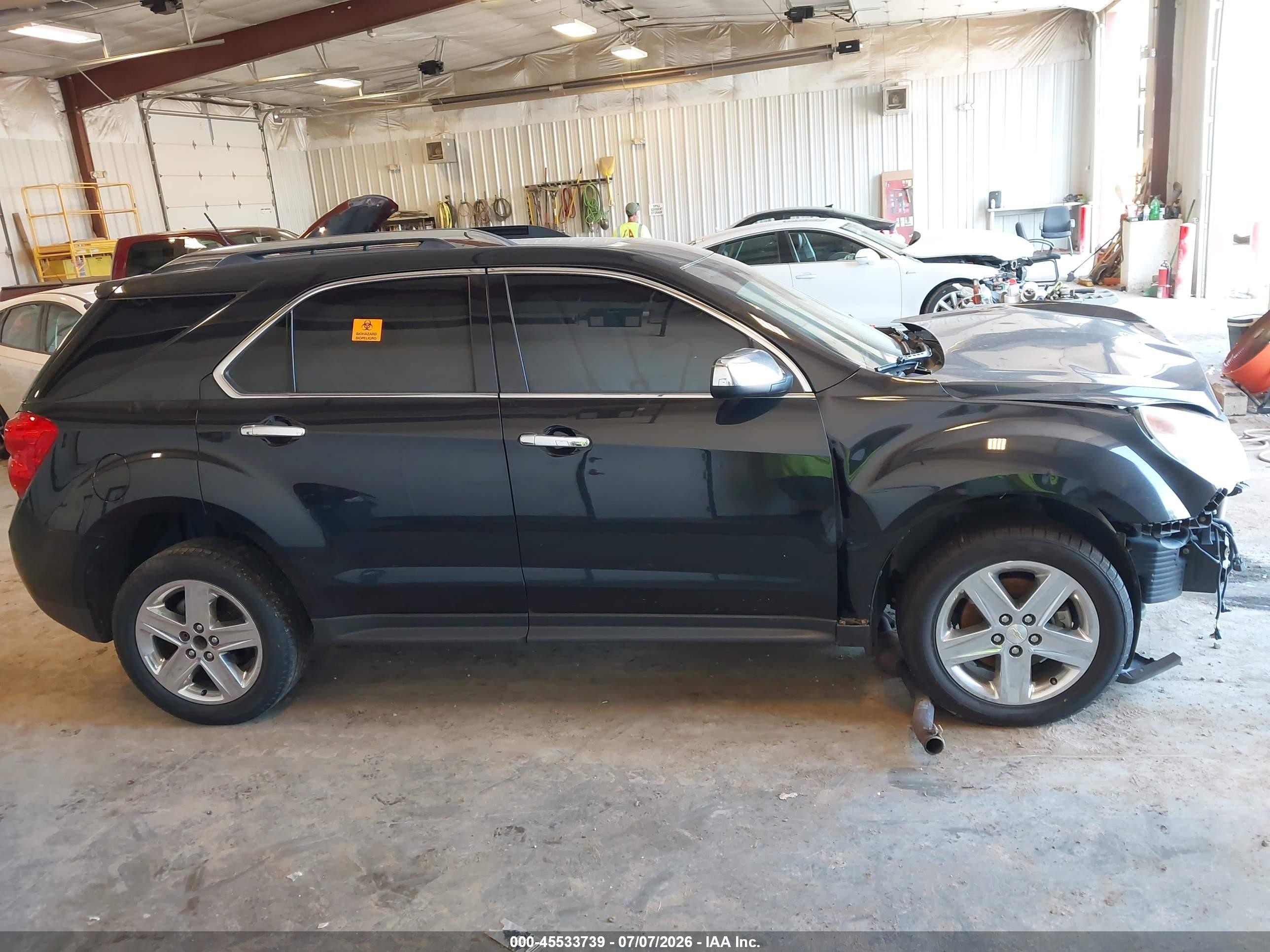 2015 Chevrolet Equinox Ltz Черный vin: 2GNALDEK5F6389013