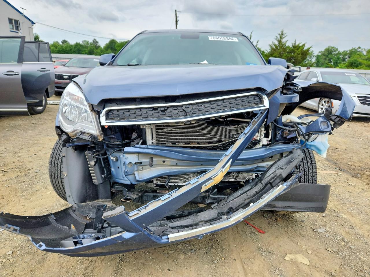 2012 Chevrolet Equinox Lt Blue vin: 2GNALDEK6C6250262