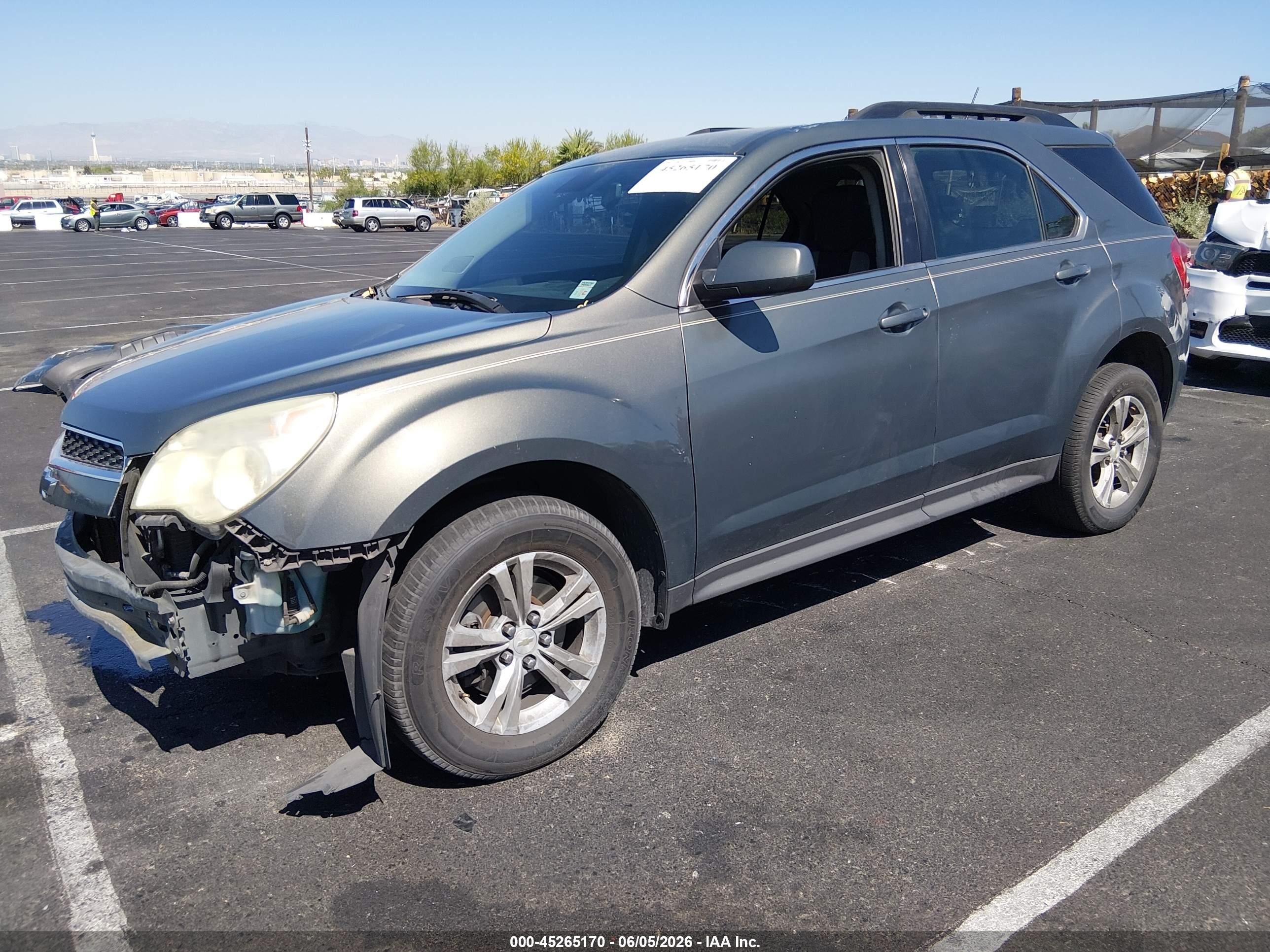 2012 Chevrolet Equinox 1lt Gray vin: 2GNALDEK6C6385774