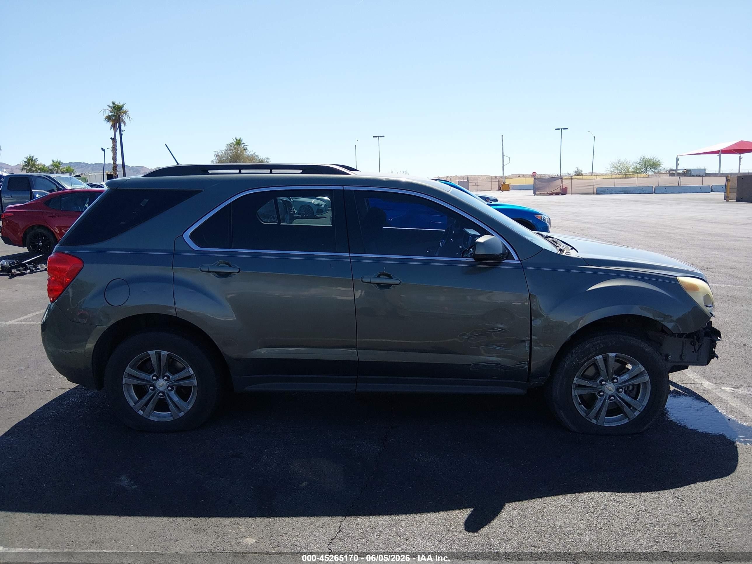 2012 Chevrolet Equinox 1lt Gray vin: 2GNALDEK6C6385774