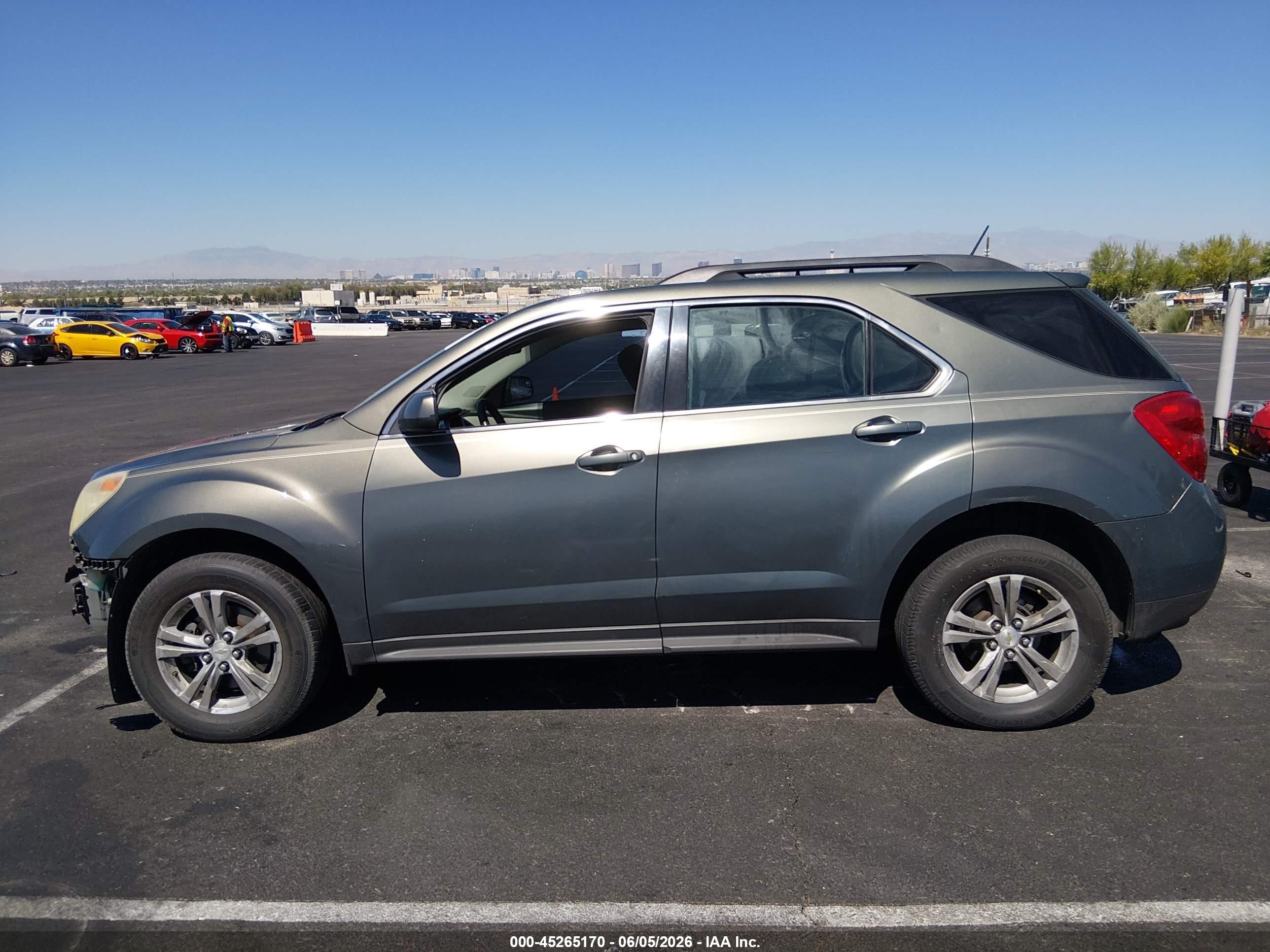2012 Chevrolet Equinox 1lt Gray vin: 2GNALDEK6C6385774