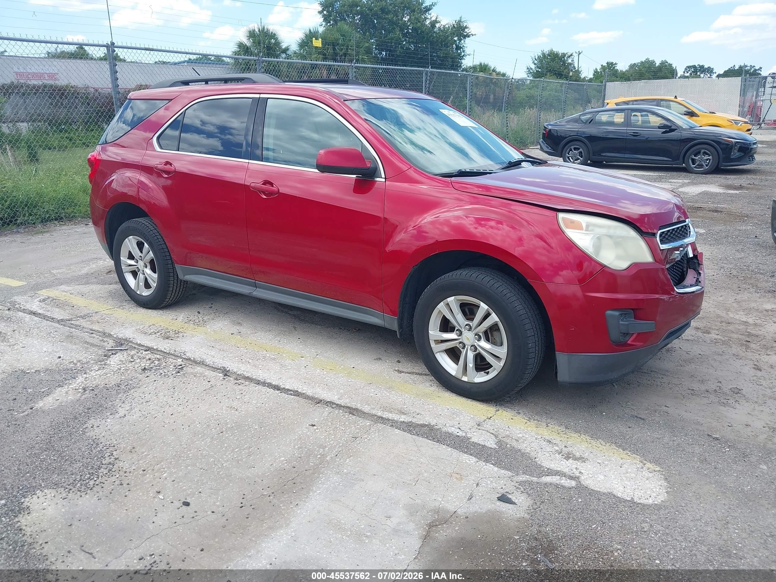 2013 Chevrolet Equinox 1lt Red vin: 2GNALDEK6D1200475