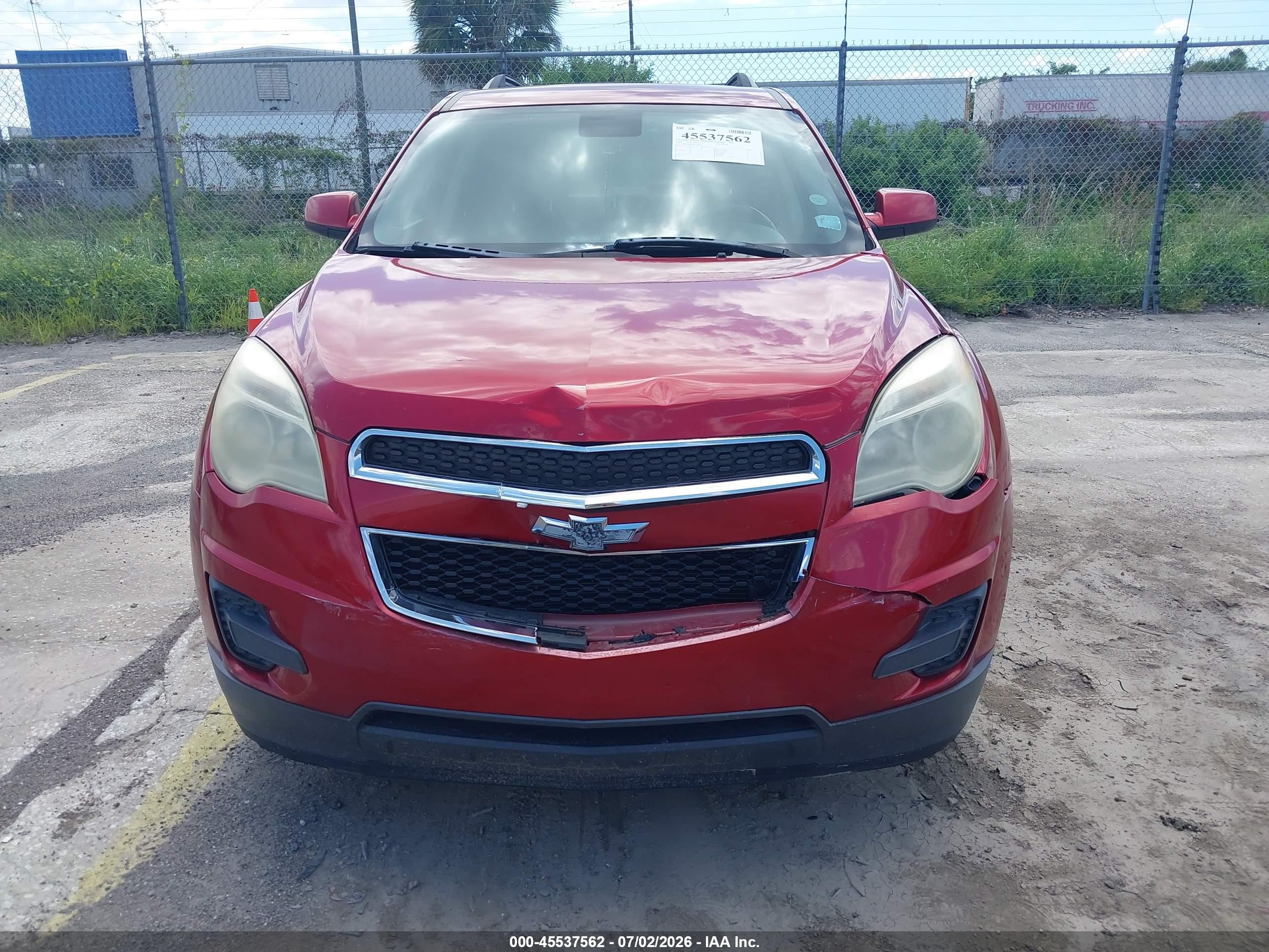 2013 Chevrolet Equinox 1lt Red vin: 2GNALDEK6D1200475