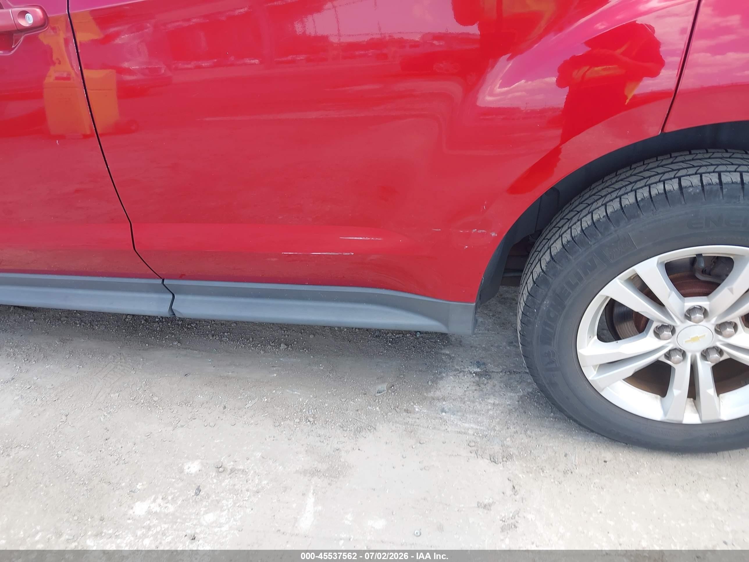 2013 Chevrolet Equinox 1lt Red vin: 2GNALDEK6D1200475