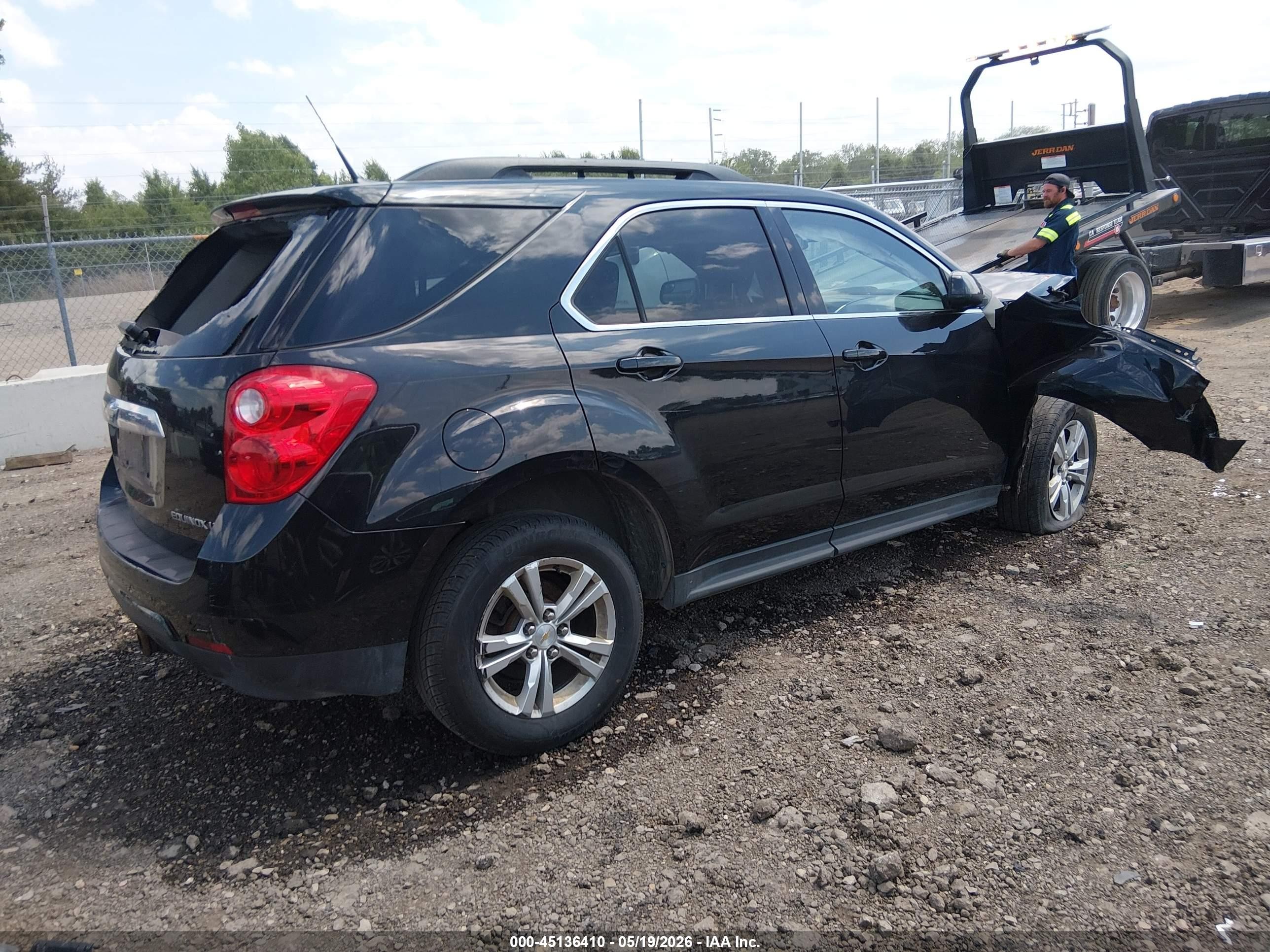 2013 Chevrolet Equinox 1lt Black vin: 2GNALDEK6D6106440