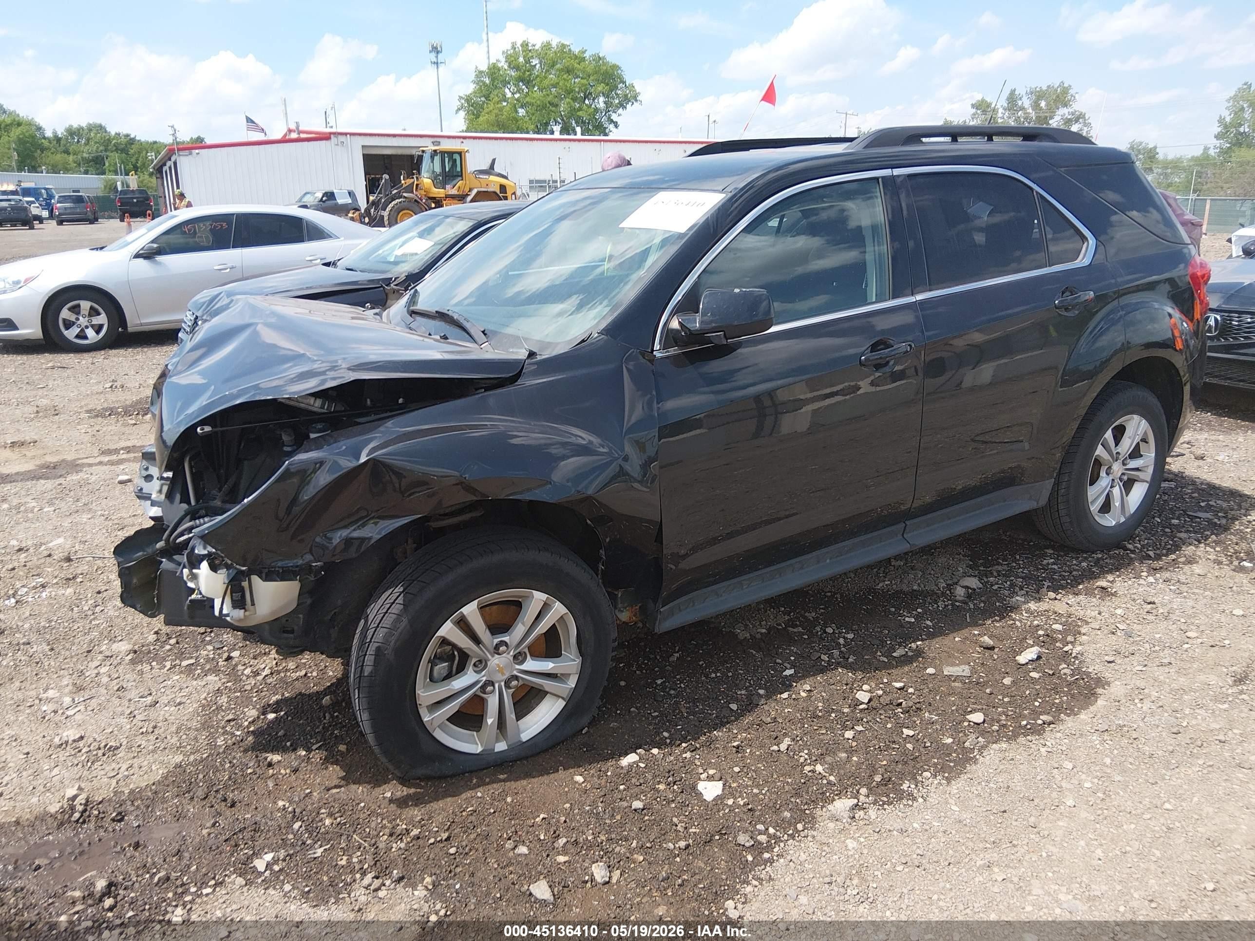 2013 Chevrolet Equinox 1lt Black vin: 2GNALDEK6D6106440