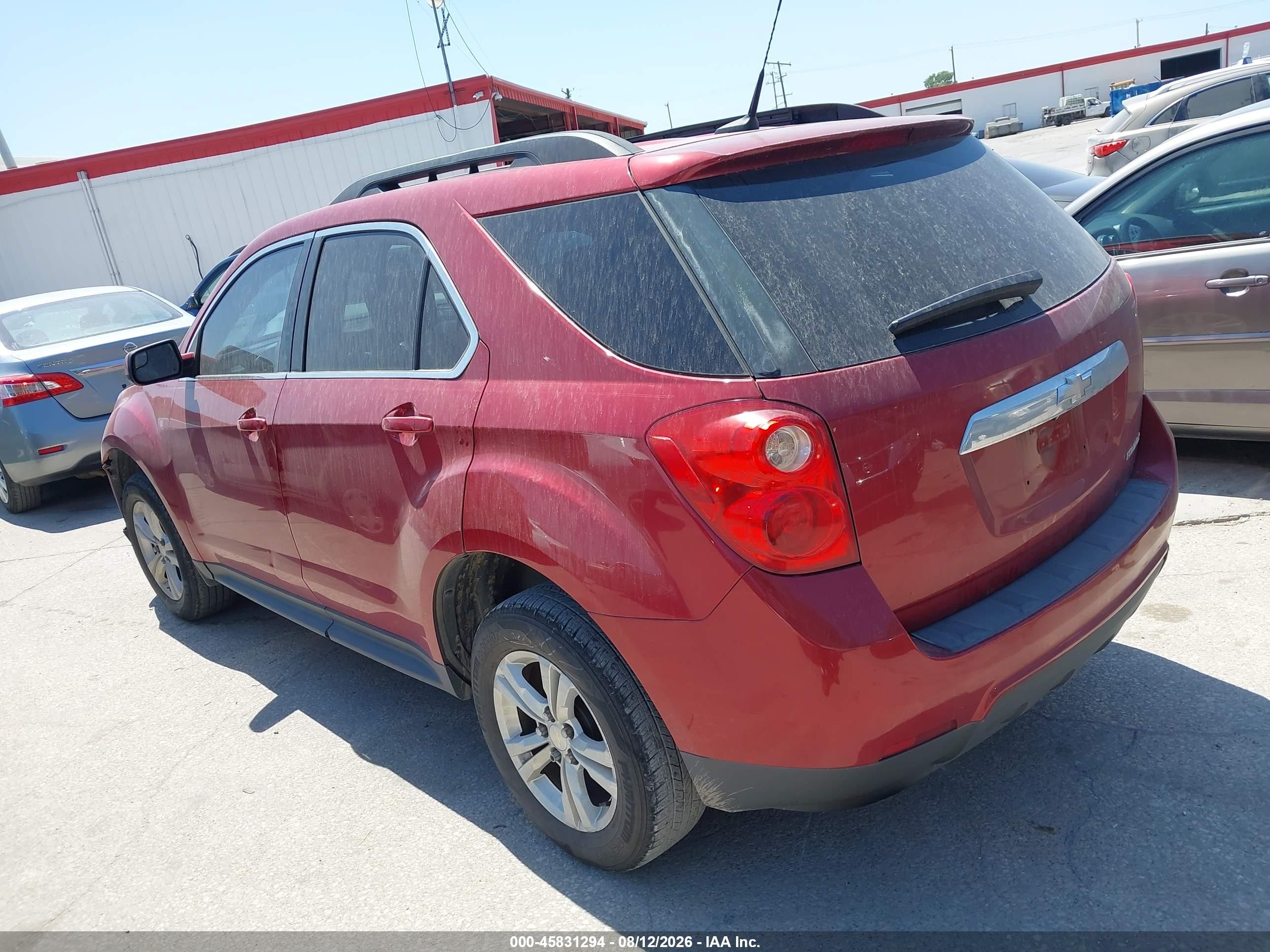 2013 Chevrolet Equinox Lt Красный vin: 2GNALDEK6D6135131