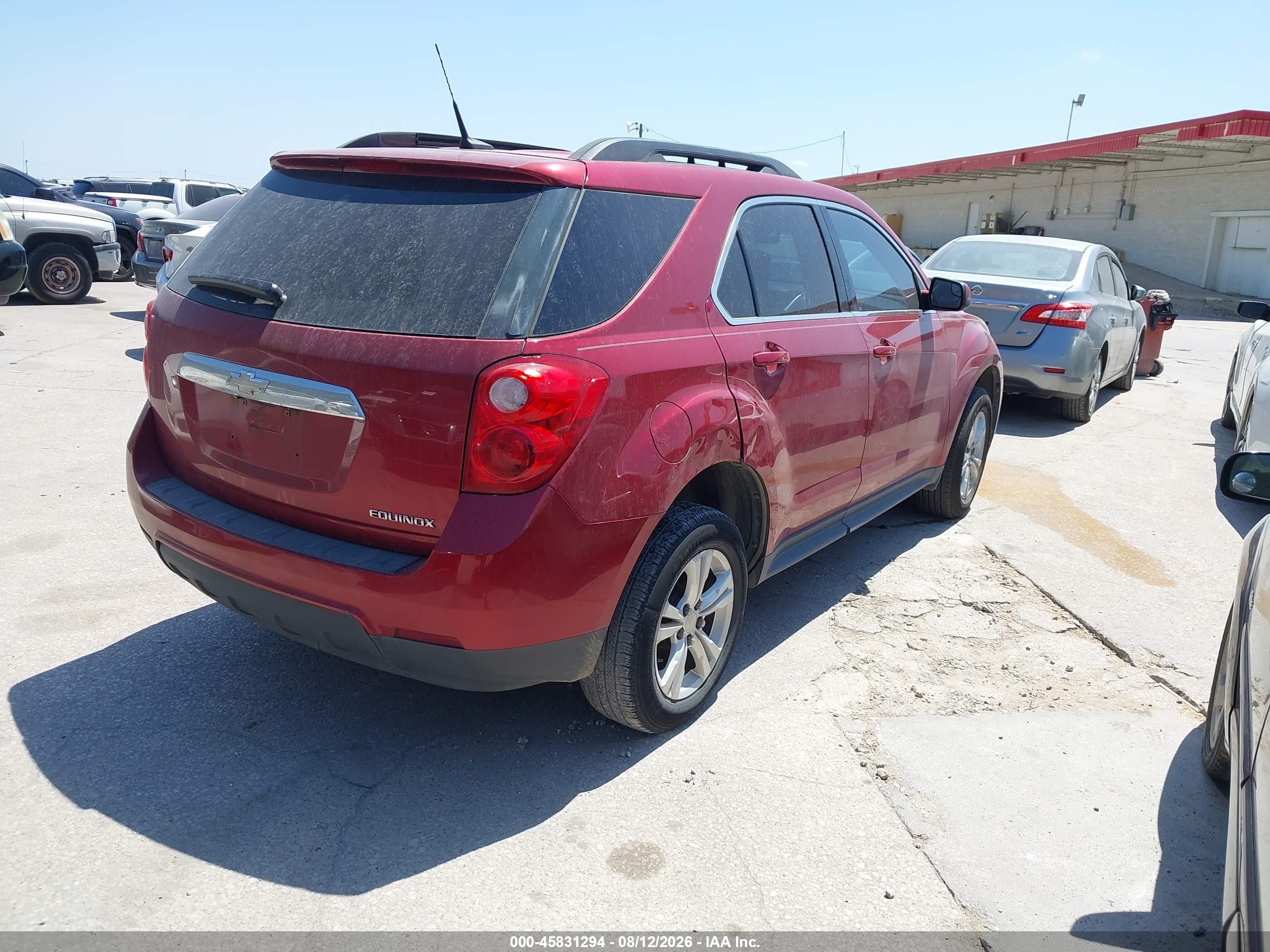 2013 Chevrolet Equinox Lt Красный vin: 2GNALDEK6D6135131