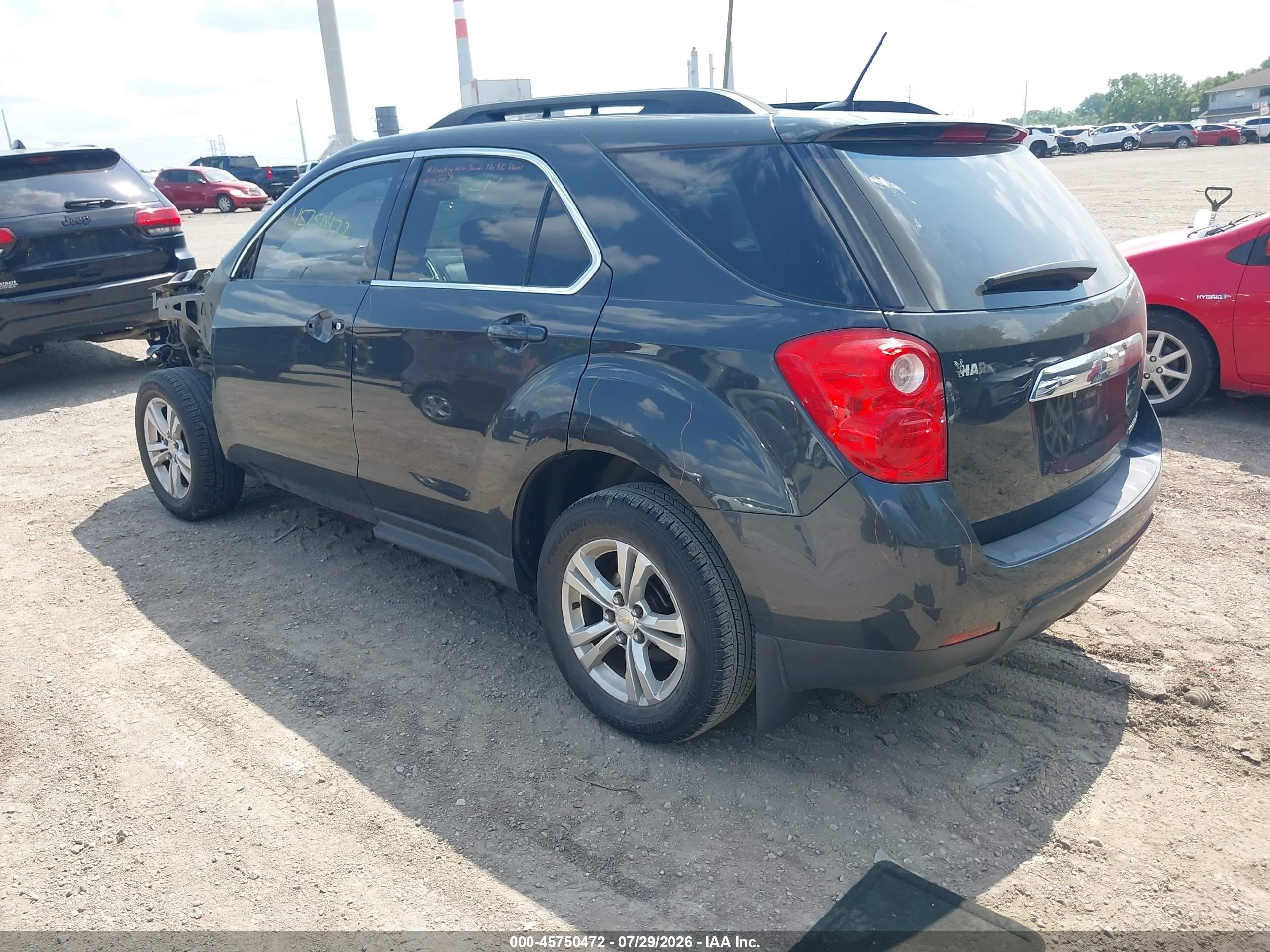 2013 Chevrolet Equinox Lt Gray vin: 2GNALDEK6D6257035