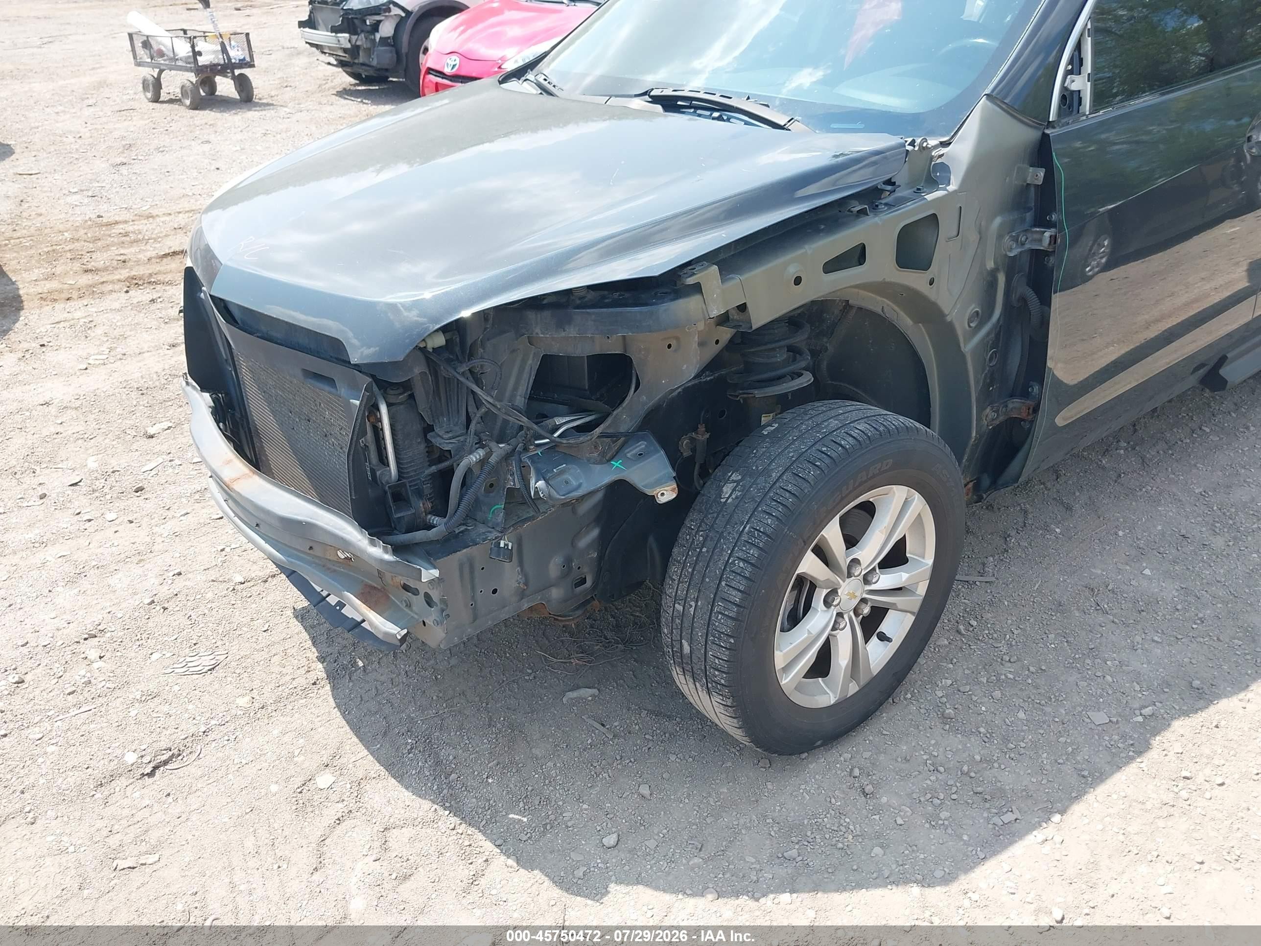 2013 Chevrolet Equinox Lt Gray vin: 2GNALDEK6D6257035
