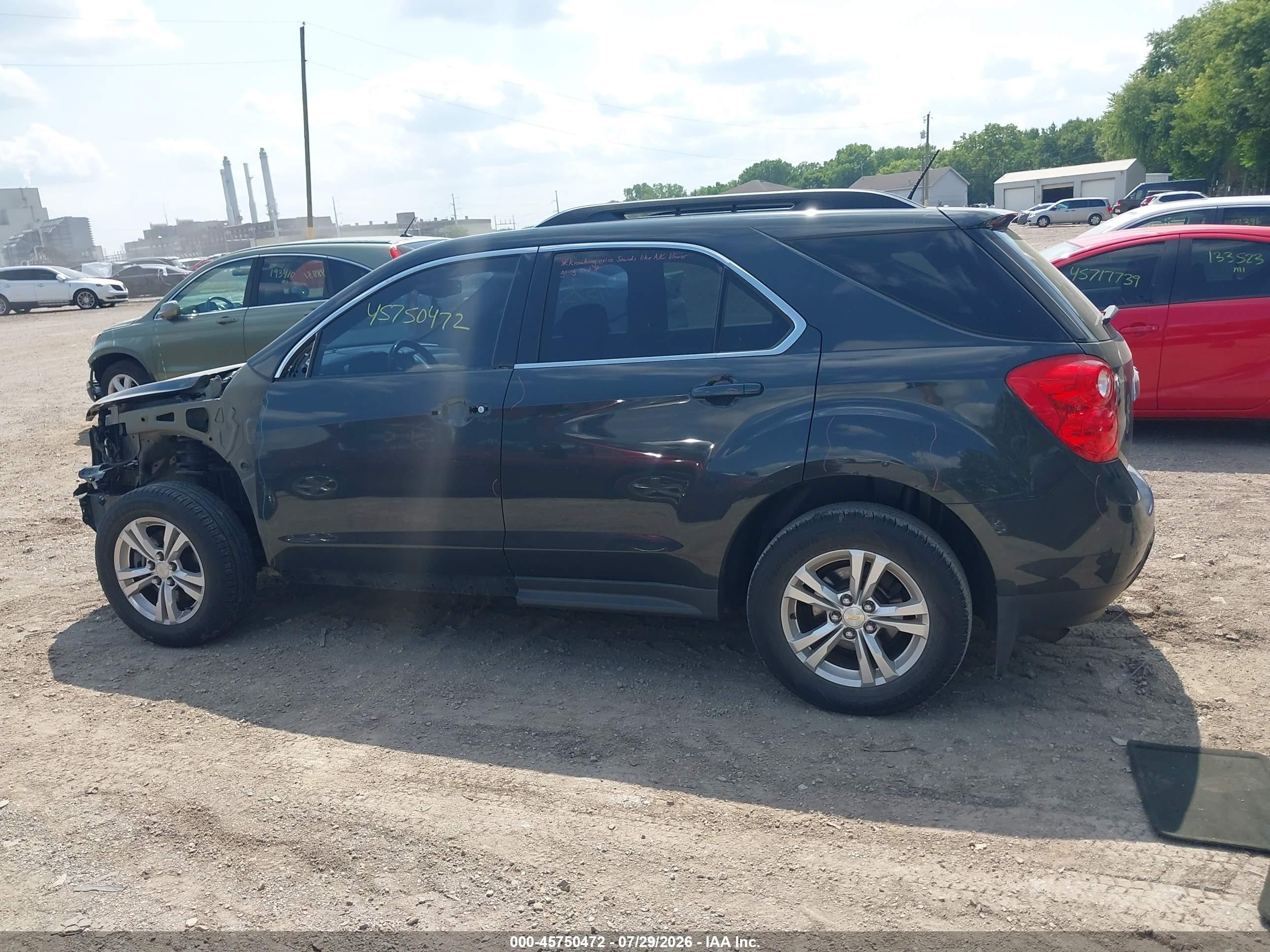 2013 Chevrolet Equinox Lt Gray vin: 2GNALDEK6D6257035