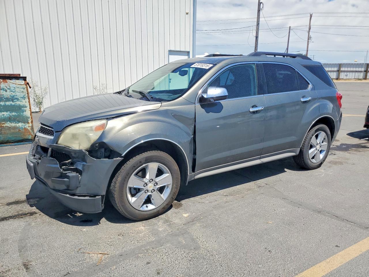 2011 Chevrolet Equinox Gray vin: 2GNALDEK6D6283487