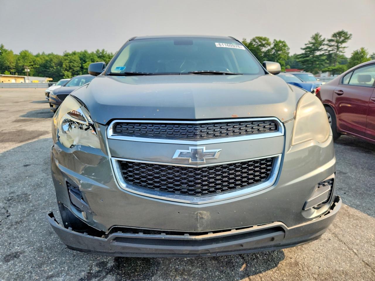 2013 Chevrolet Equinox Lt Gray vin: 2GNALDEK6D6413607