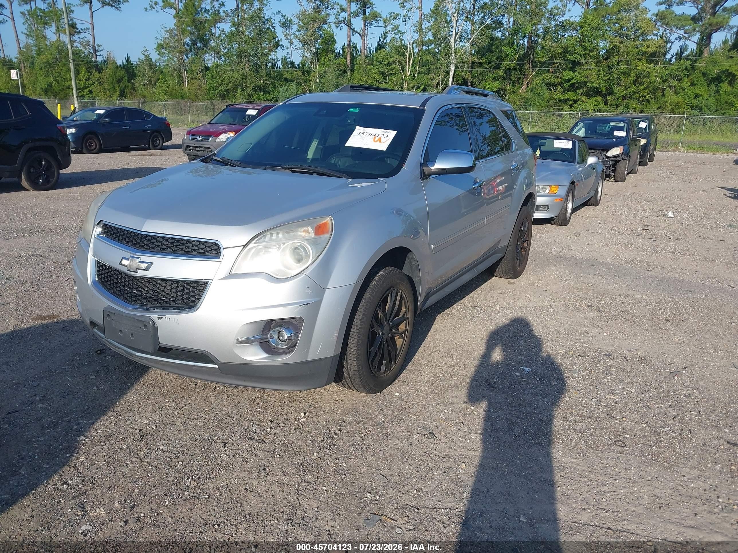 2015 Chevrolet Equinox Ltz Silver vin: 2GNALDEK6F6263999