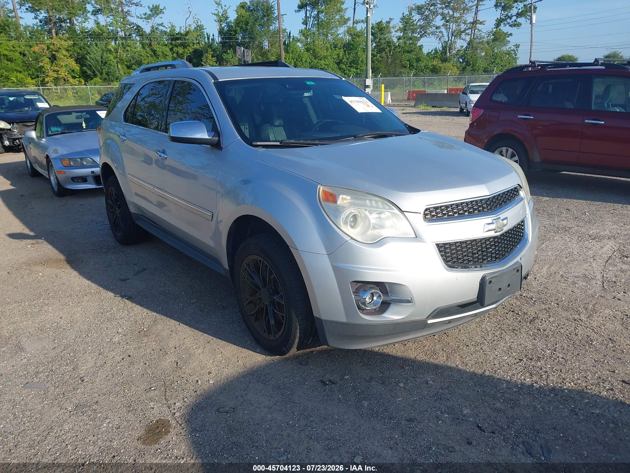 2015 Chevrolet Equinox Ltz Silver vin: 2GNALDEK6F6263999