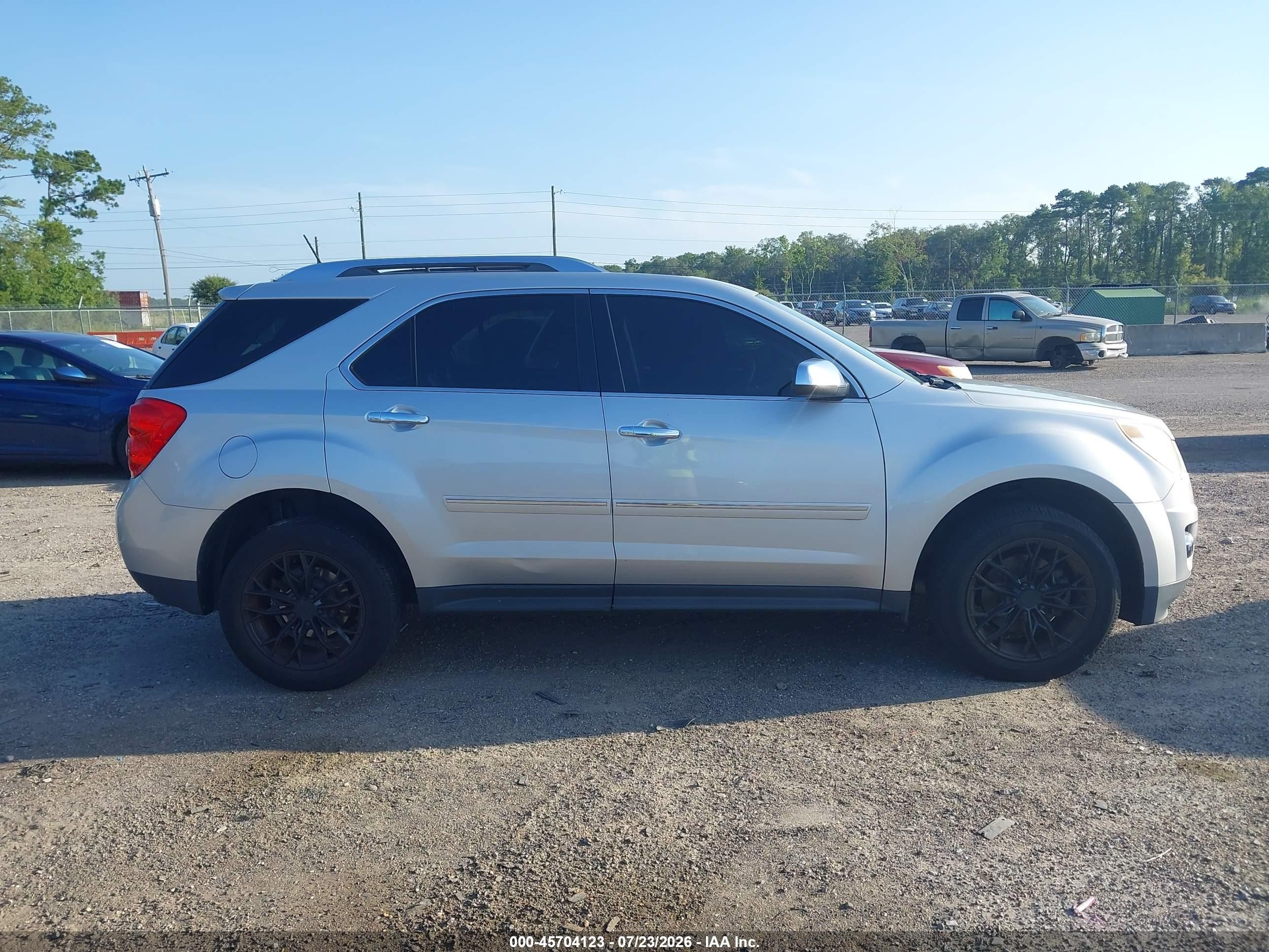 2015 Chevrolet Equinox Ltz Silver vin: 2GNALDEK6F6263999