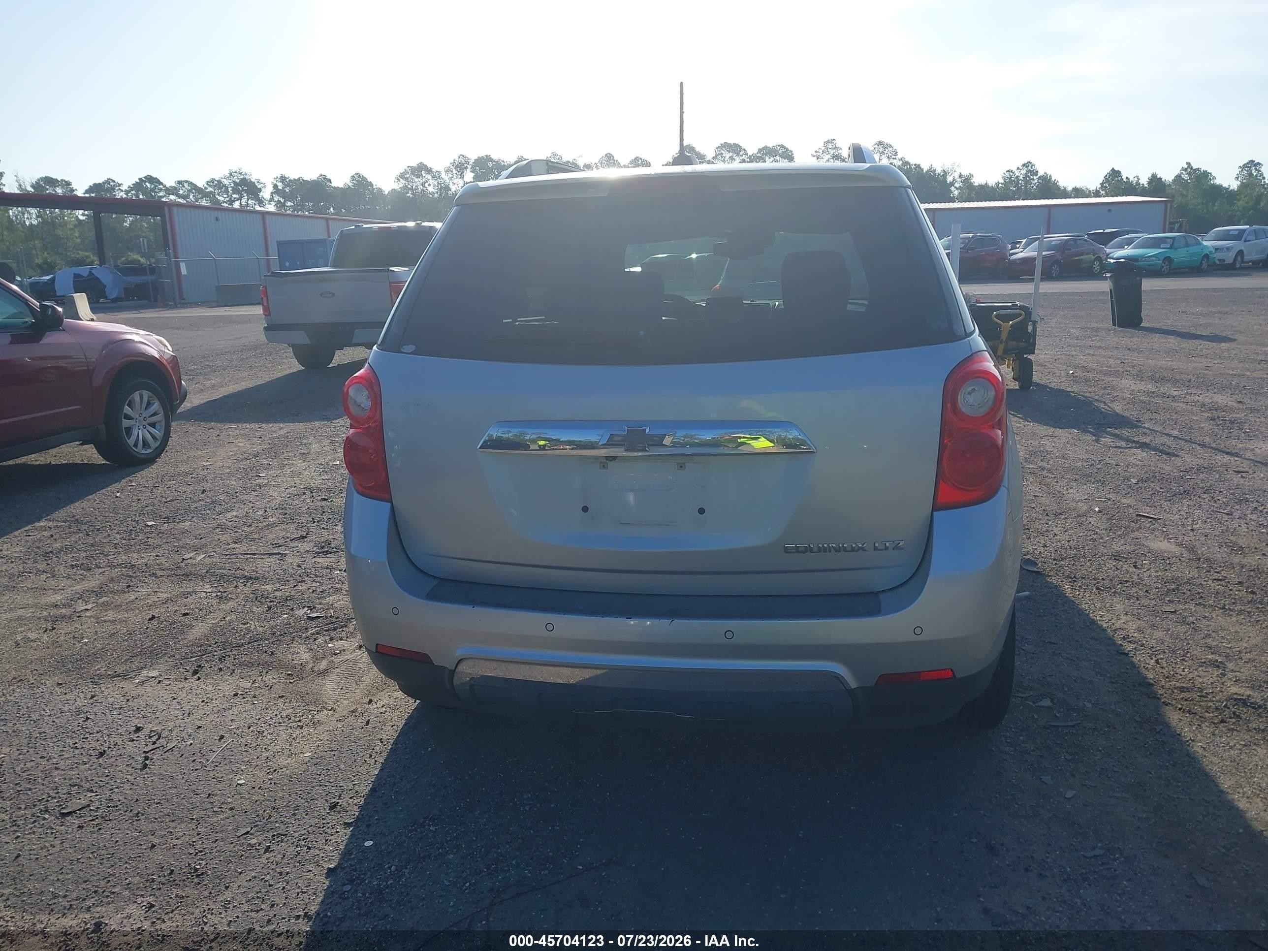 2015 Chevrolet Equinox Ltz Silver vin: 2GNALDEK6F6263999
