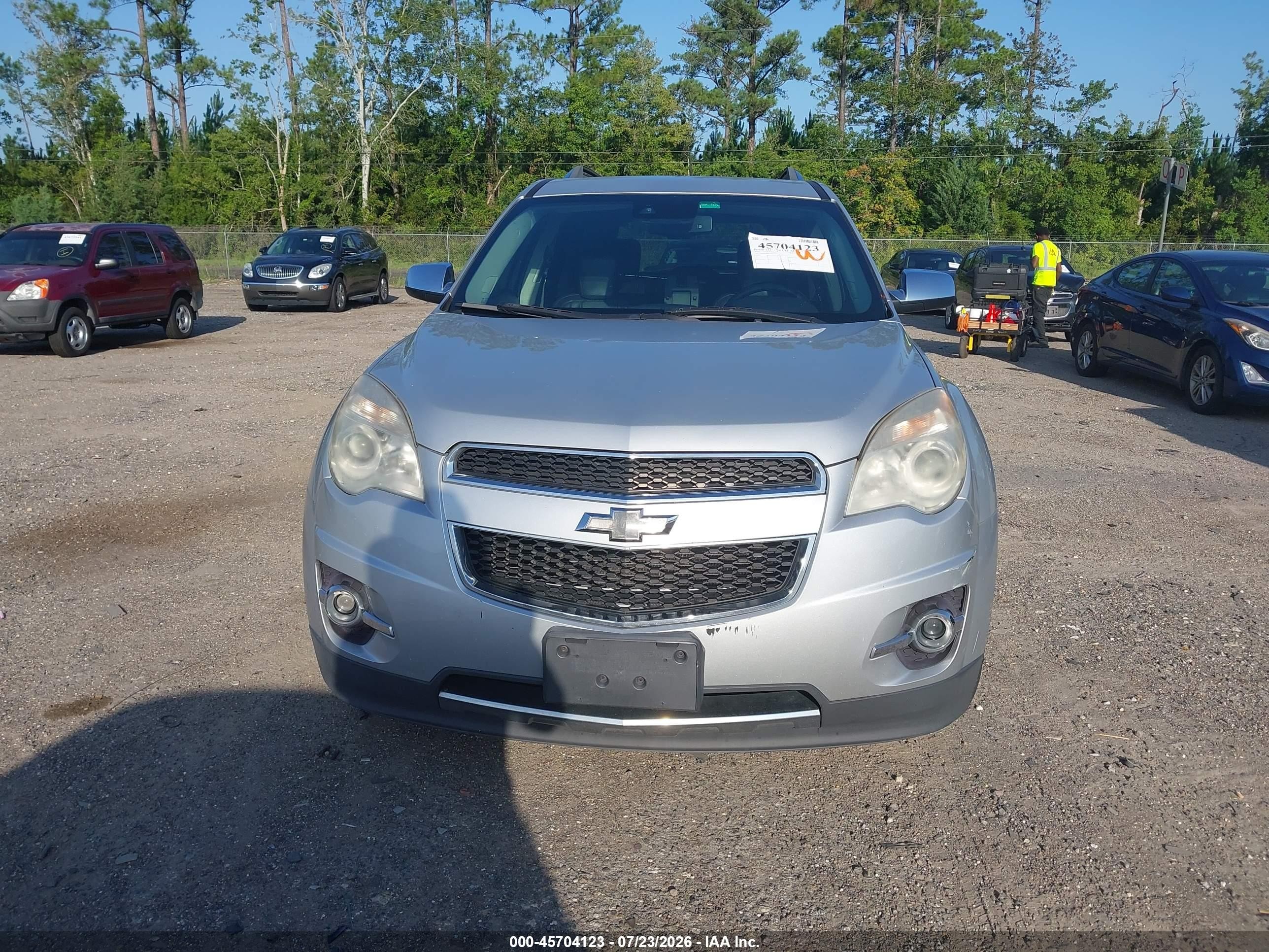 2015 Chevrolet Equinox Ltz Silver vin: 2GNALDEK6F6263999